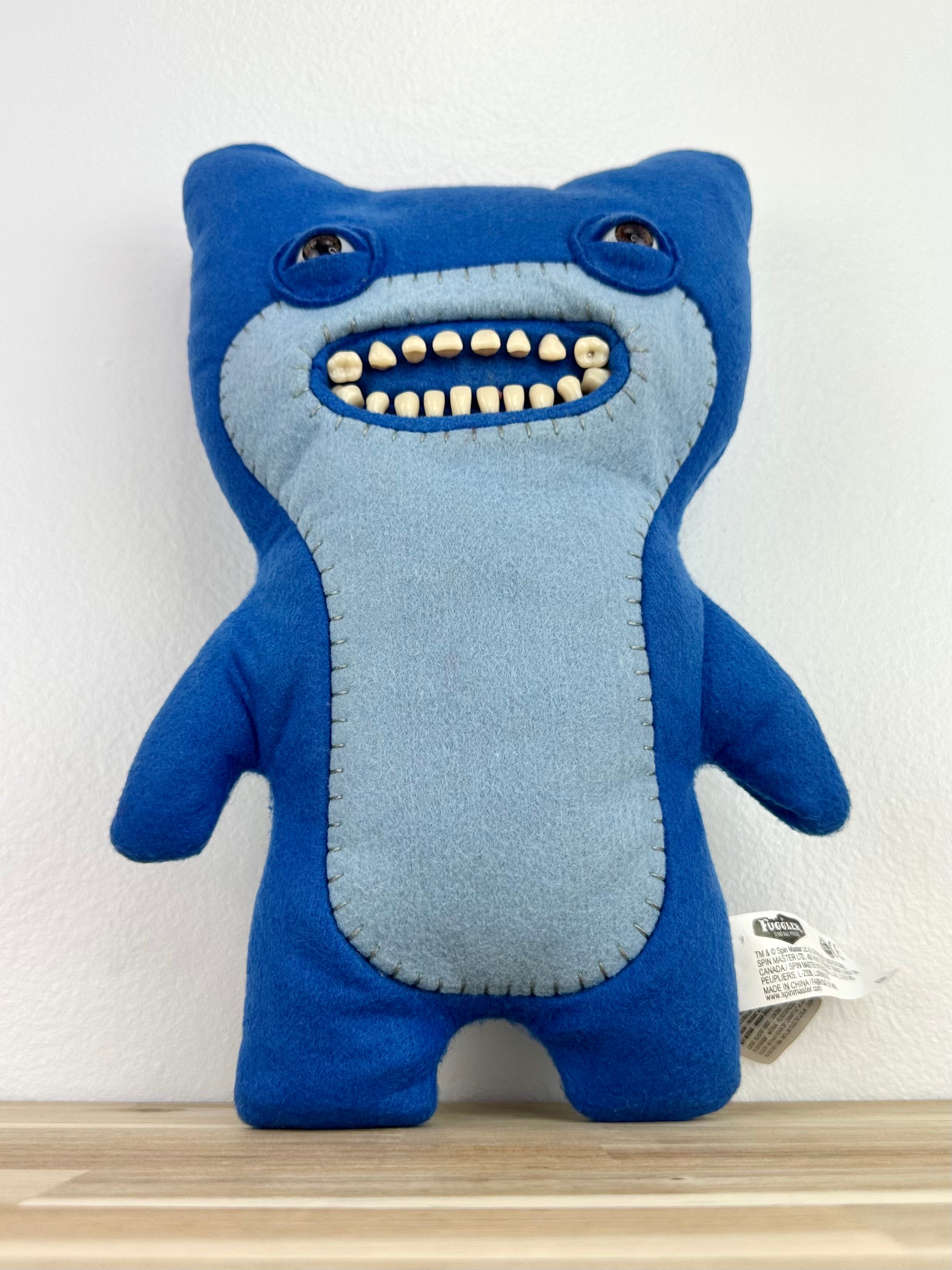 RETIRED * Fuggler Blue Awkward Bear • Spin Master • MINT Condition • No Box