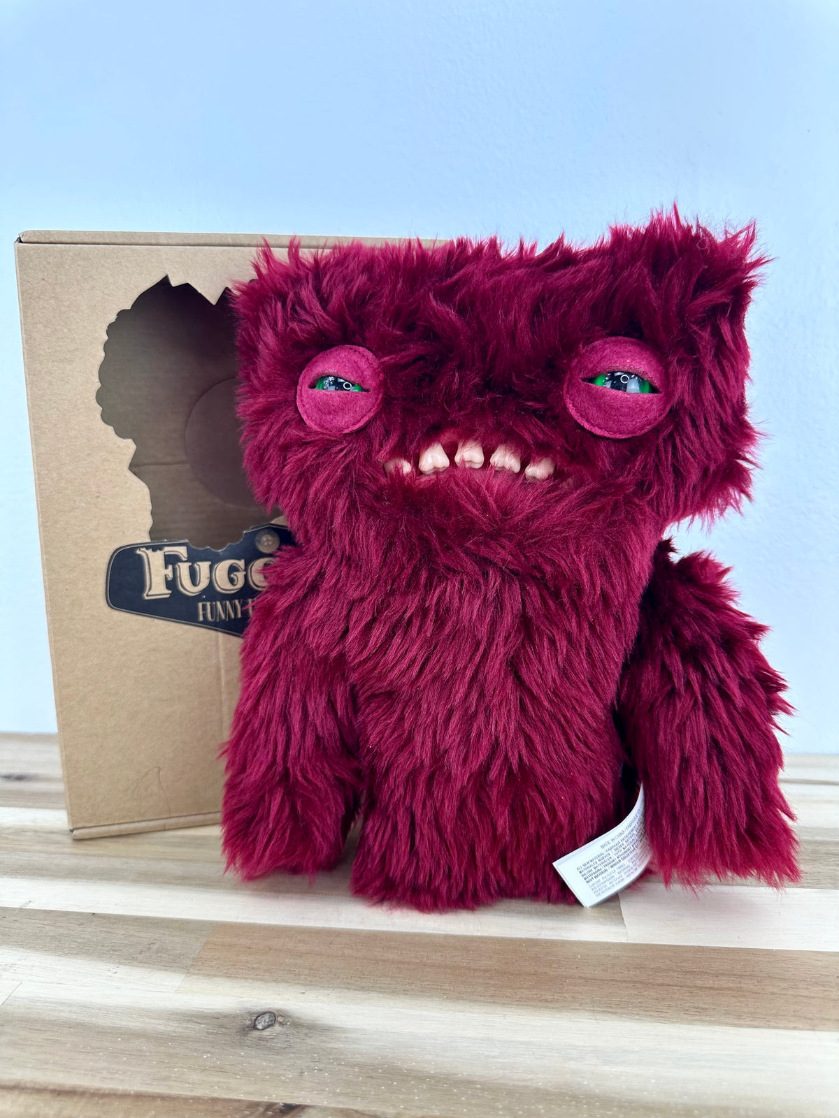 Wide Eyed Weirdo Fuggler - Burgundy - Spin Master Original - Rare - Mint Condition - Open Box