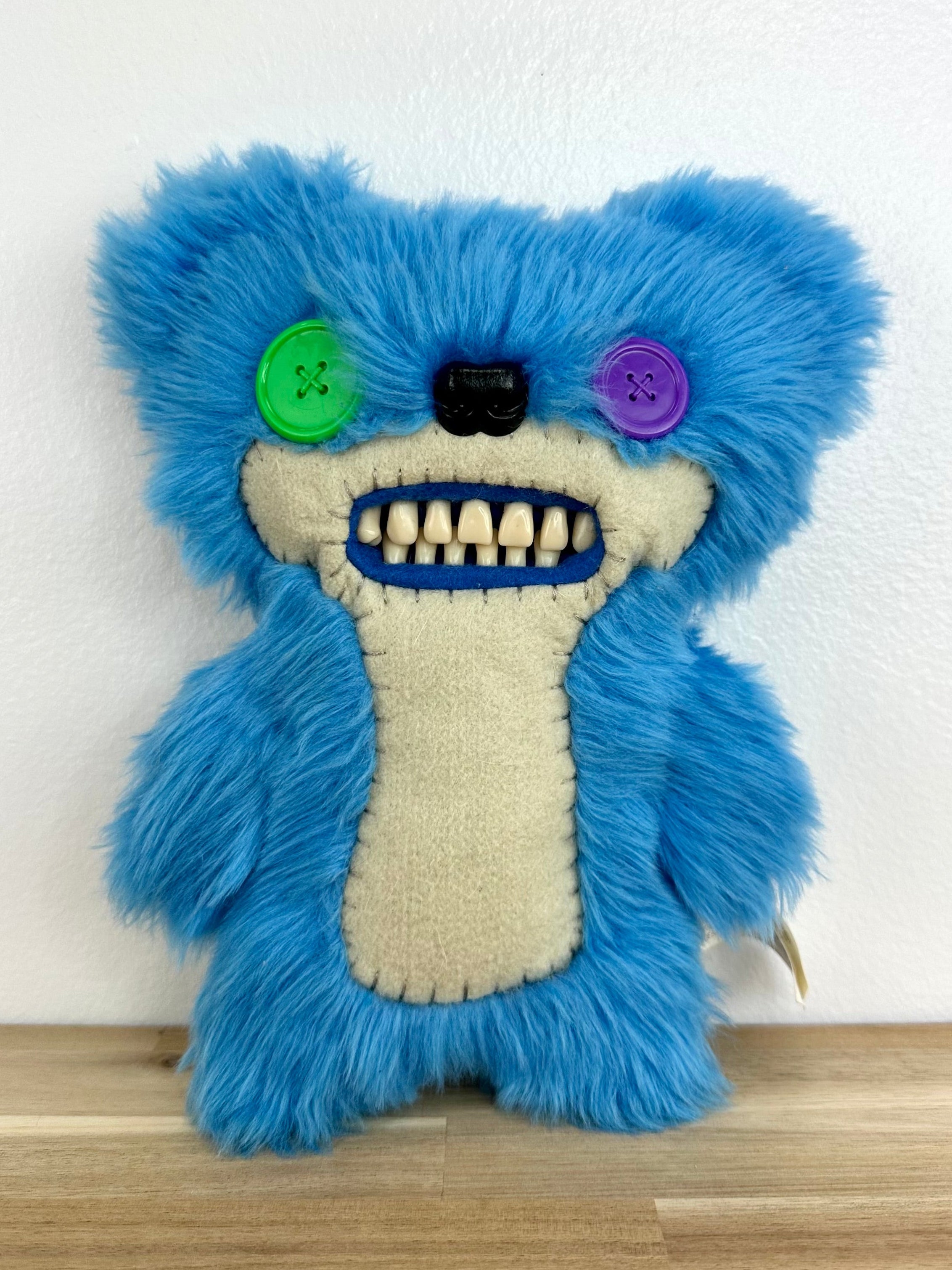 RARE * Fuggler Teddy Bear Nightmare • Electric Blue • Spin Master  • No Box