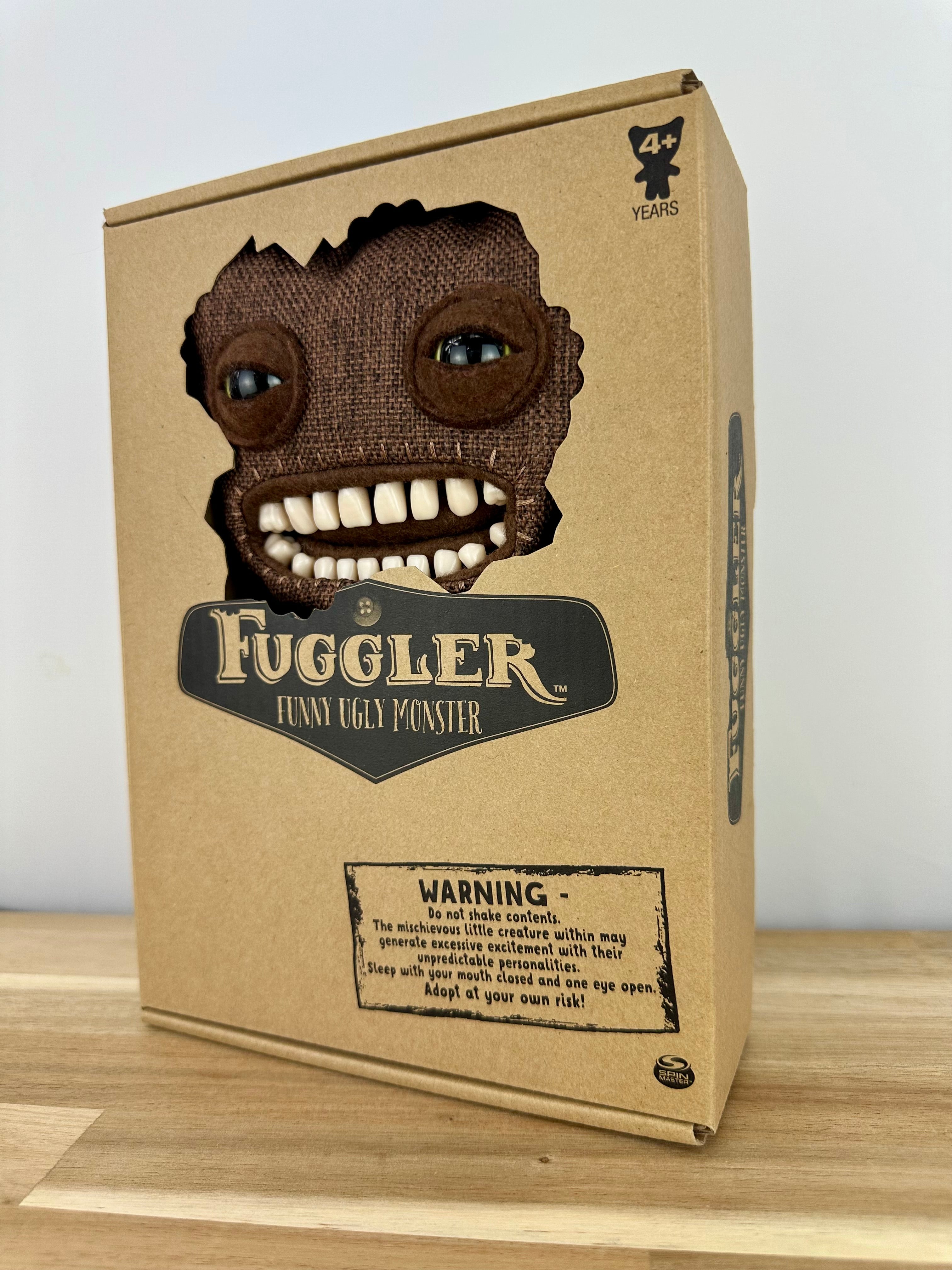 *GRAIL* Fuggler Mr Buttons Chase • Brown Burlap • Spin Master • Open Box W/ Certificate