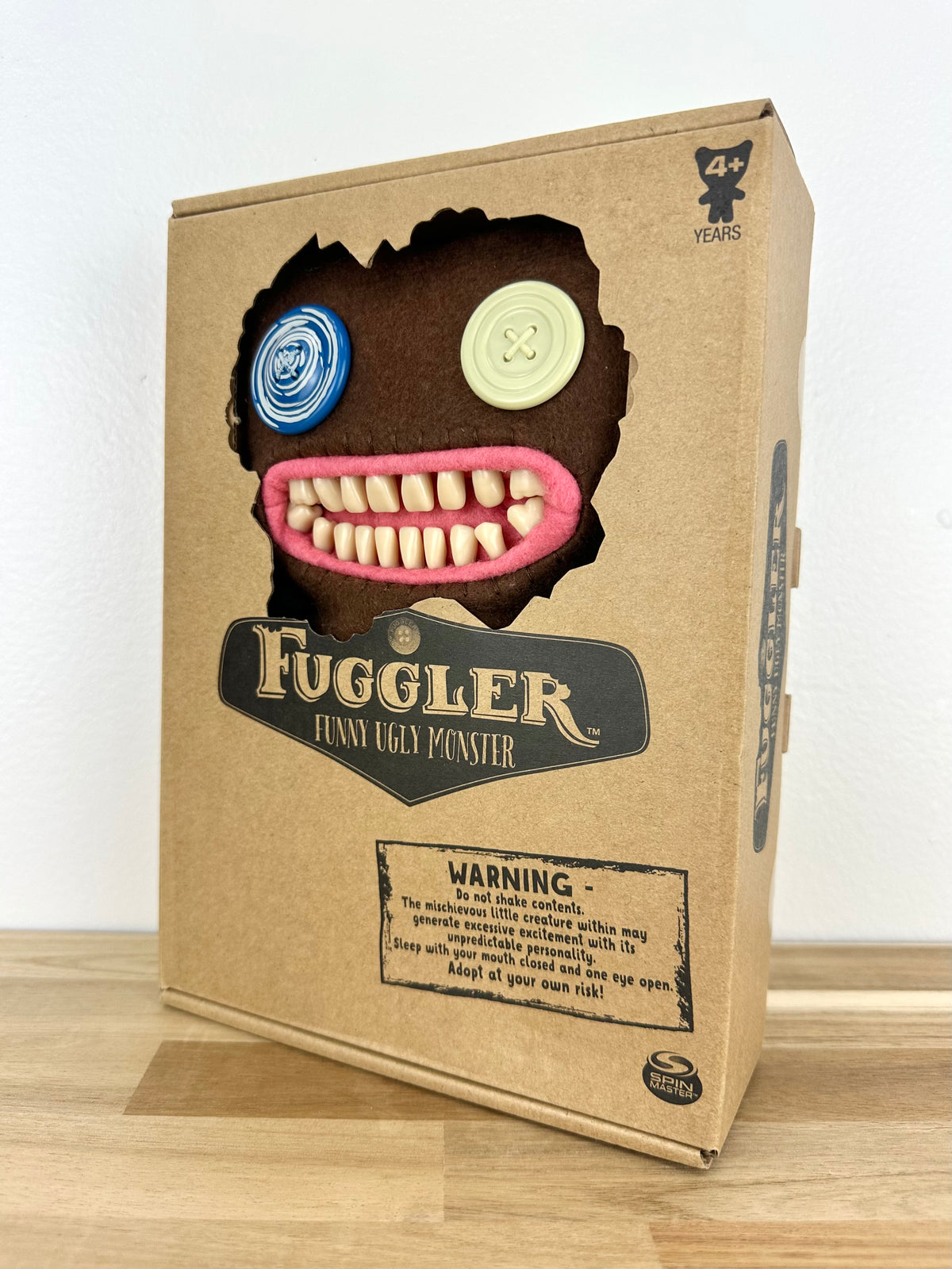 Mr. Buttons Fuggler - Brown Felt - Spin Master - Rare - Sealed Box