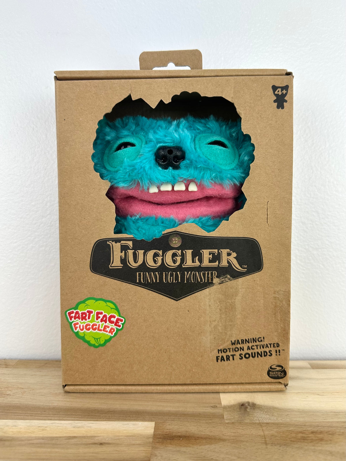 Grin Grin Fuggler - Fart Face - Turquoise - Spin Master - Very Rare - Retired - Mint Condition - Original Box