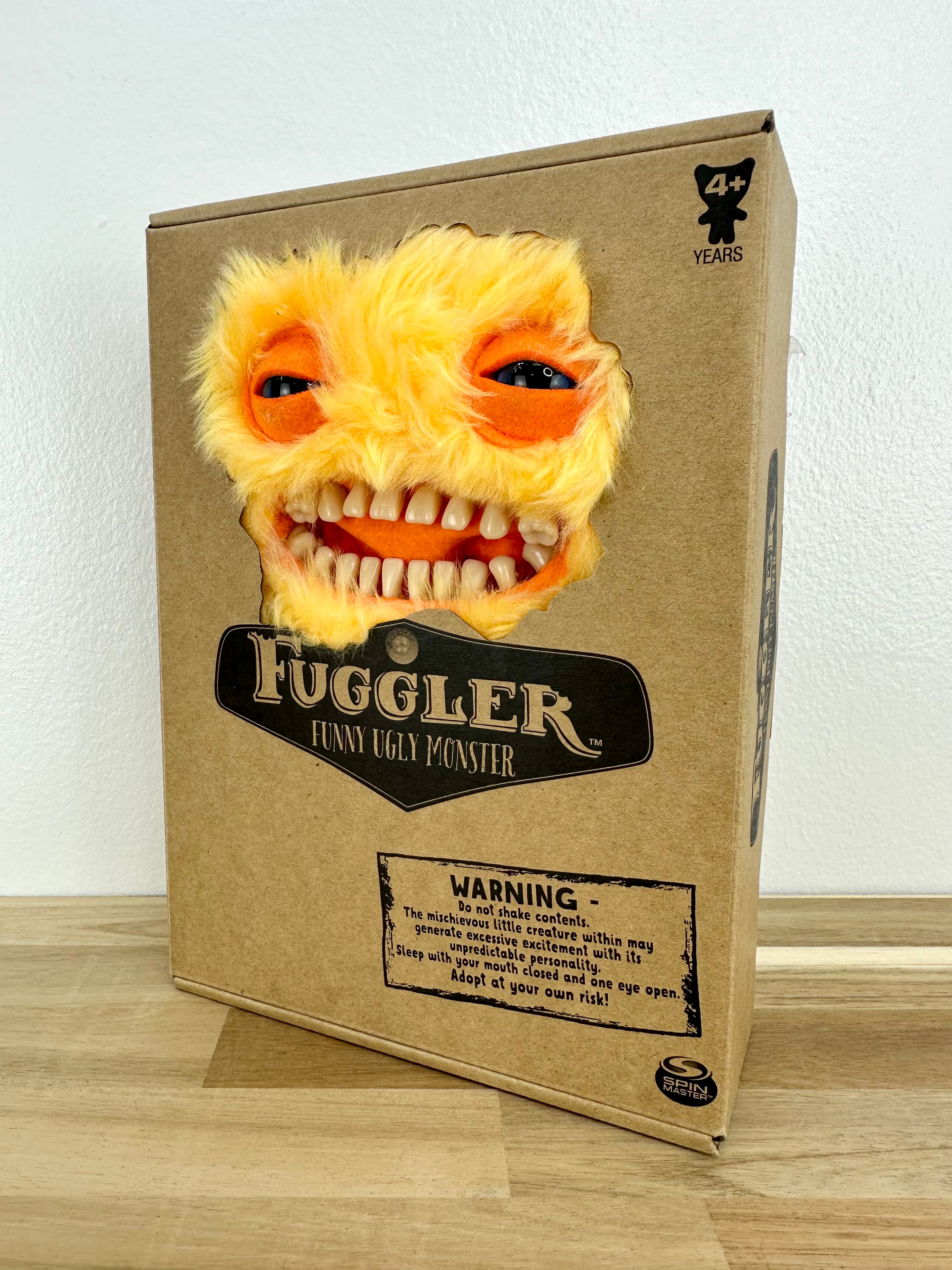 NEW • Fuggler Mr. Buttons • Yellow Fur • Spin Master • NEW Condition • Open Box