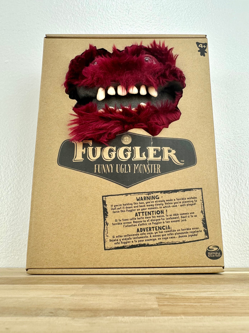 RARE * Fuggler Count Underoo Mcgoo Burgundy/Maroon • NEW in Open Box •