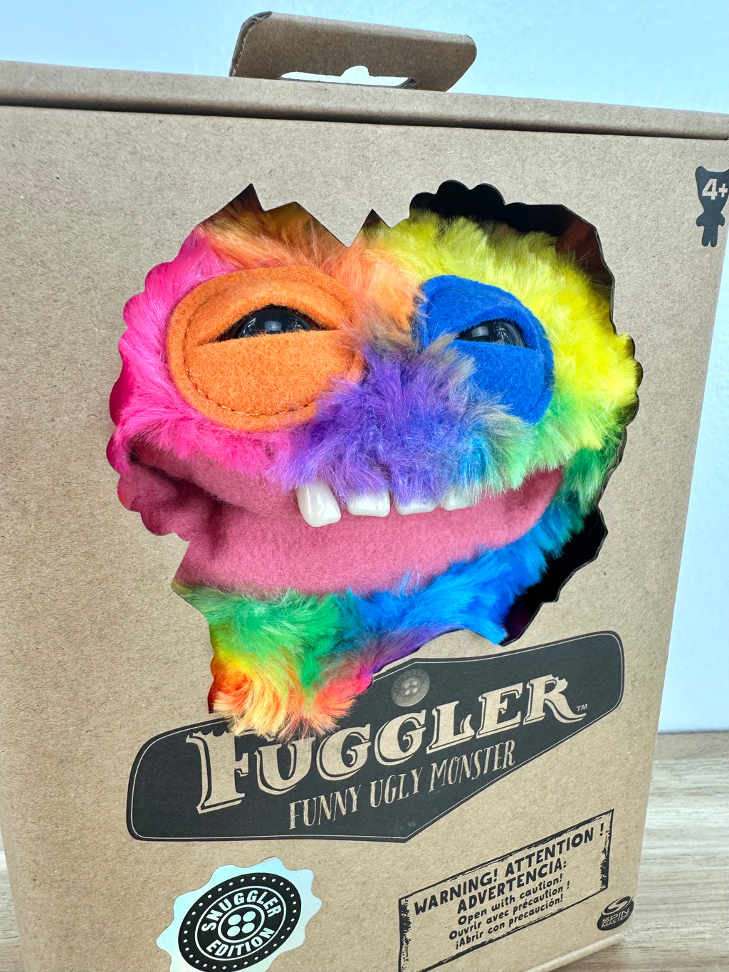 NEW • Grin Grin Fuggler • Fuzzy Rainbow • Snuggler Edition • Addo • UK Exclusive • New in Box