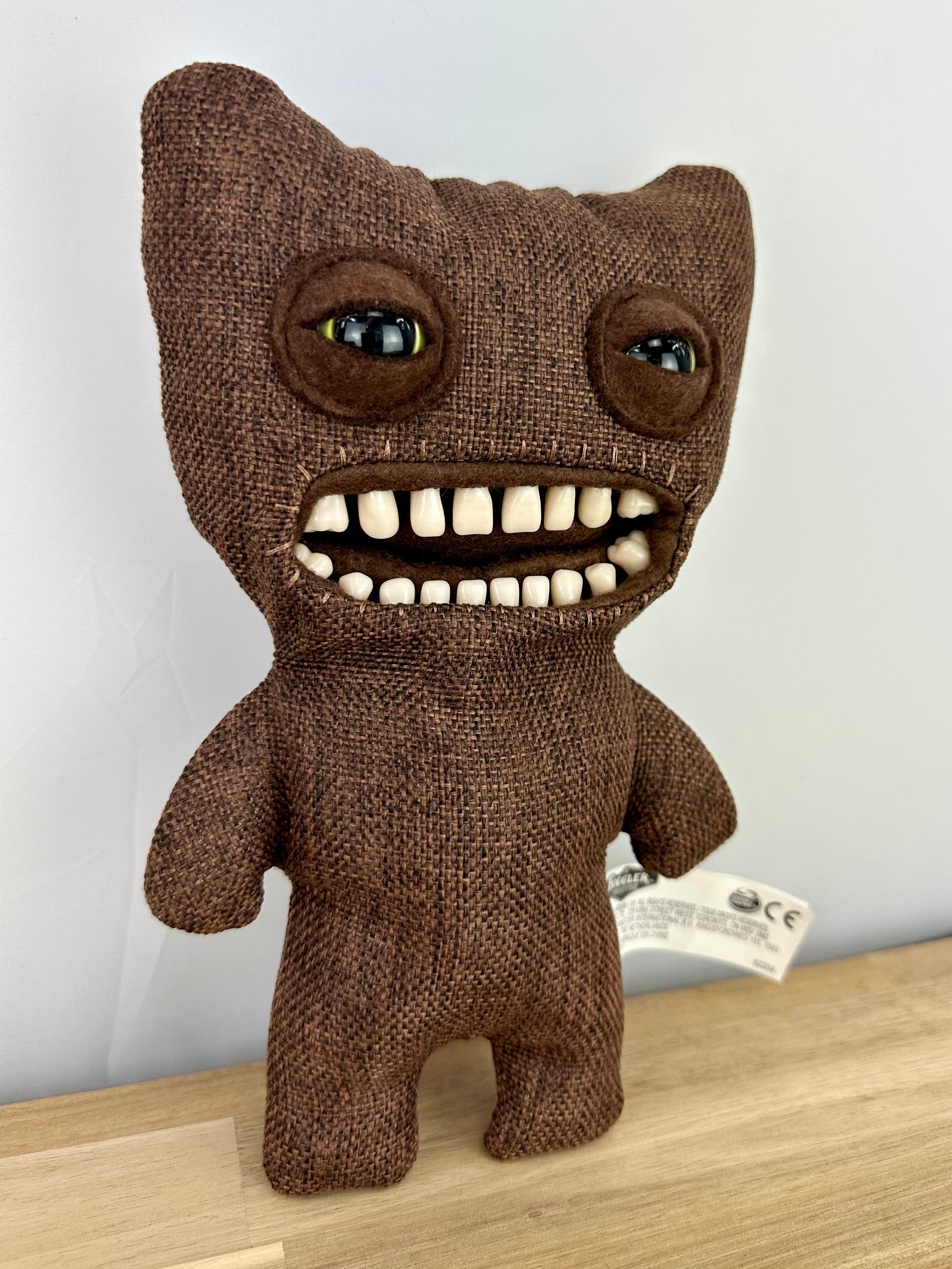 *GRAIL* Fuggler Mr Buttons Chase • Brown Burlap • Spin Master • Open Box W/ Certificate