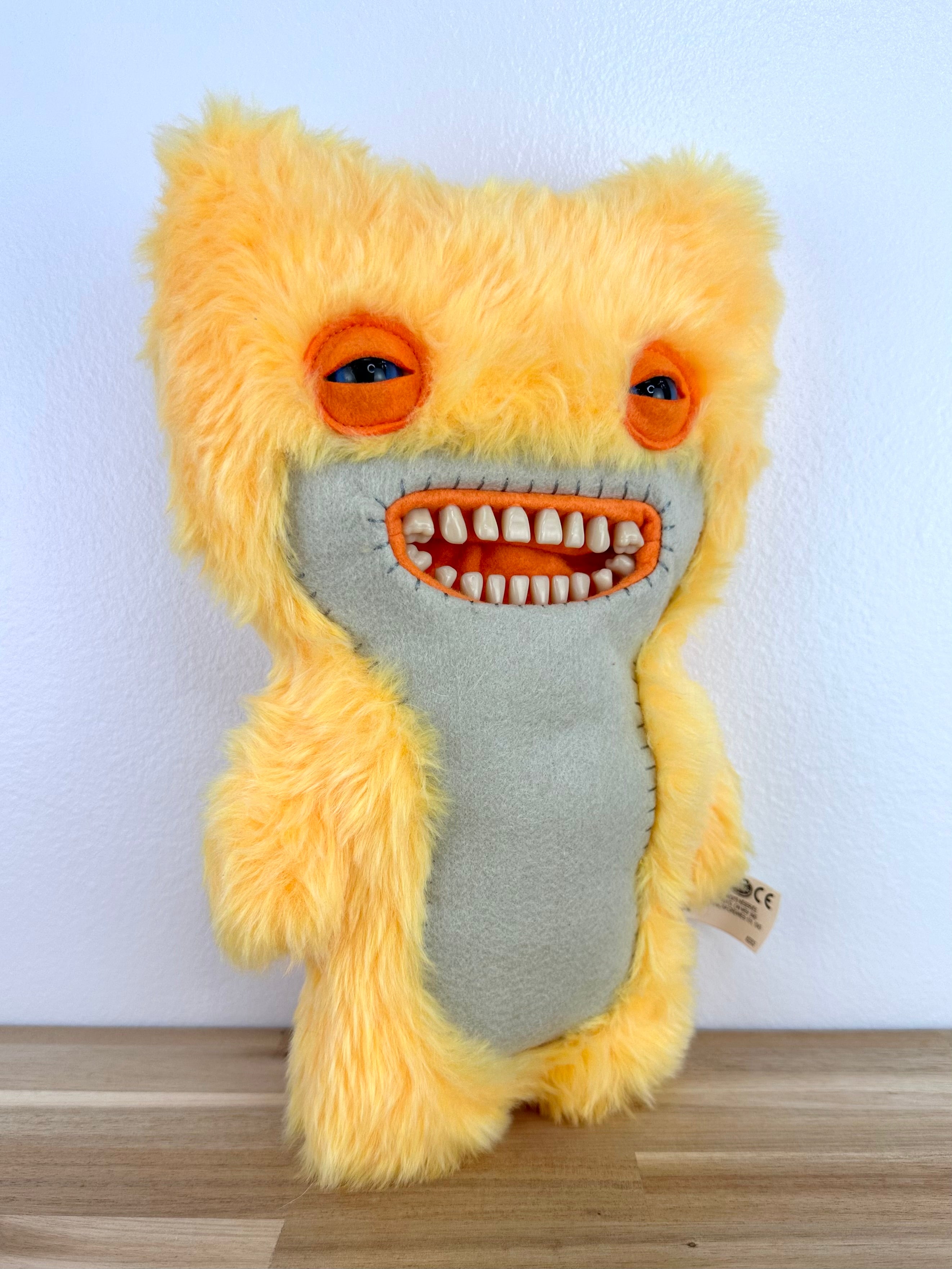 RETIRED * Fuggler Yellow Awkward Bear • Spin Master • MINT Condition • No Box