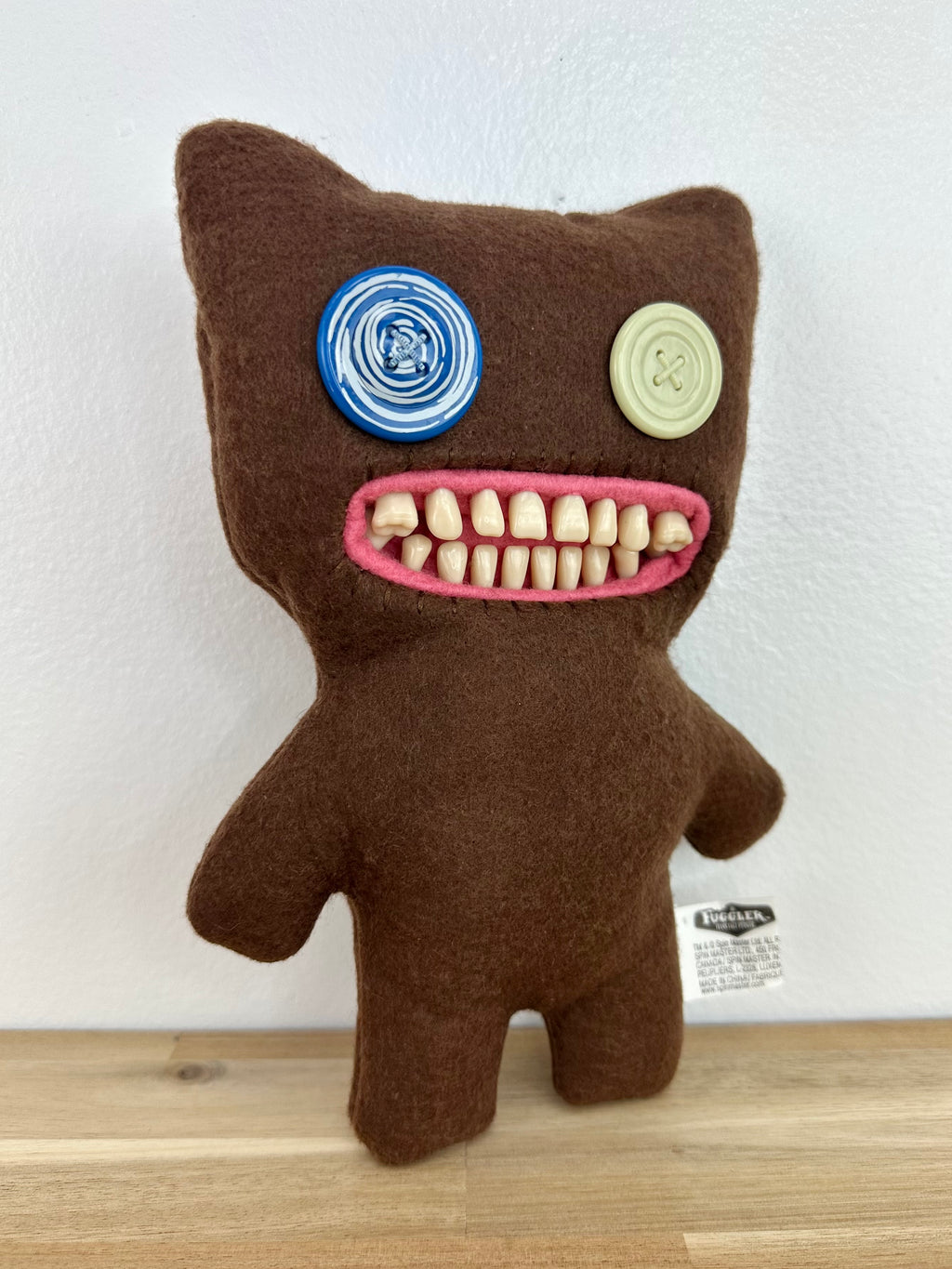 Mr. Buttons Fuggler • OG Spin Master • Brown Felt • Tag Cut