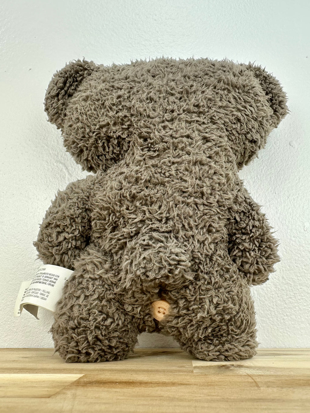Teddy Bear Nightmare Fuggler - Fuzzy Grey/Brown - Spin Master - Rare - Excellent Condition - No Box