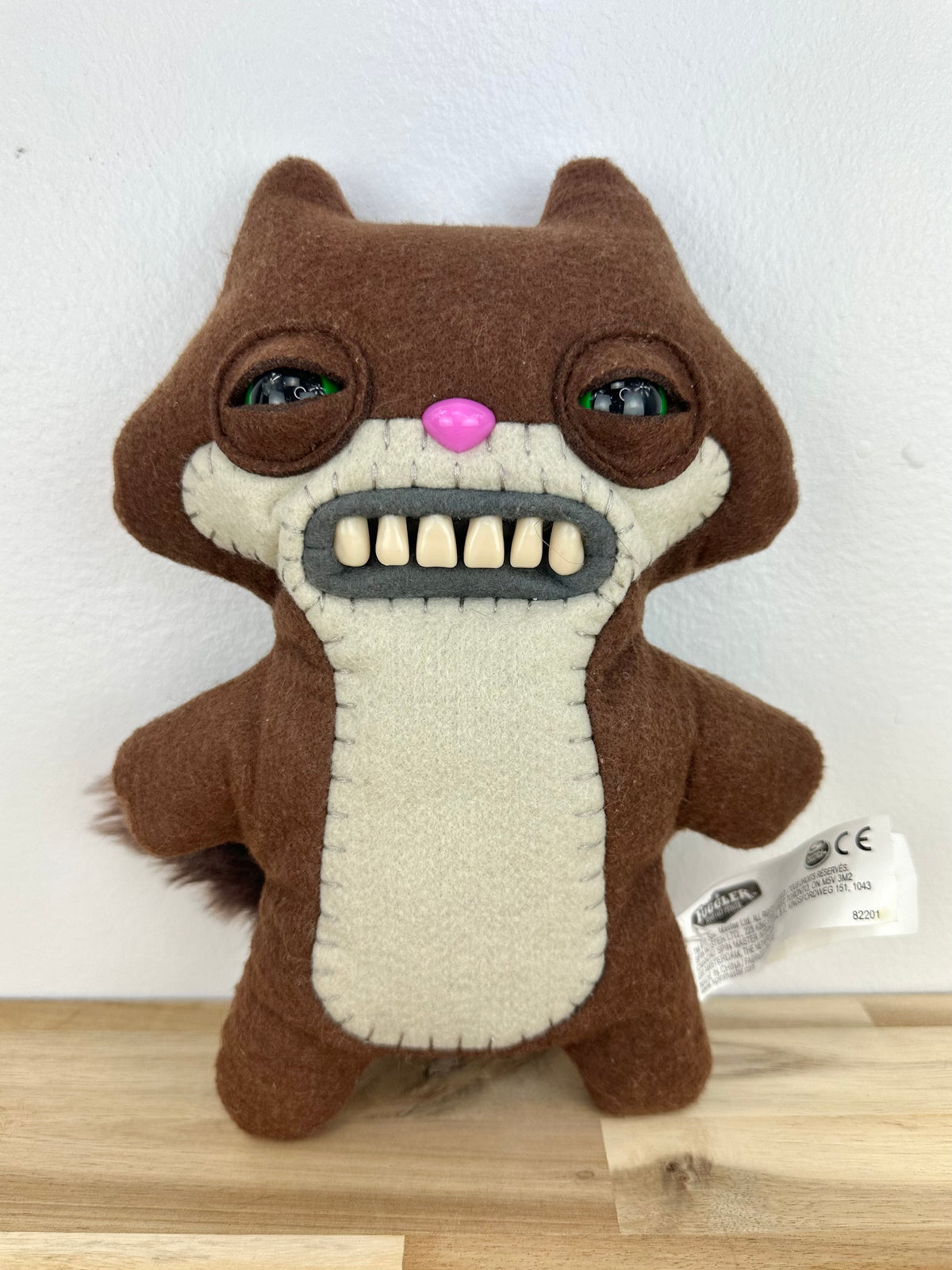 Sketchy Squirrel Fuggler - Brown - Spin Master Original - Retired - No Box