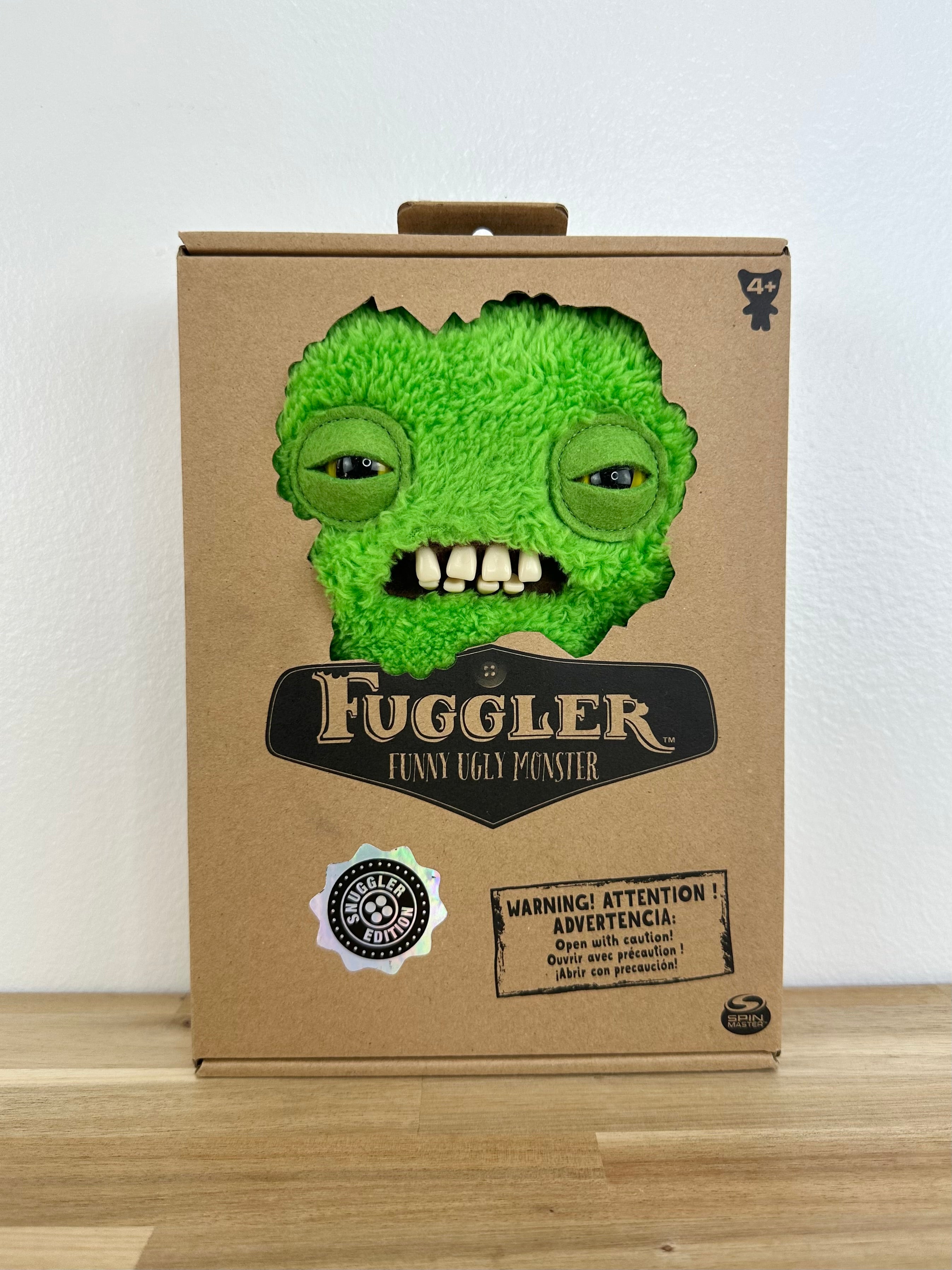 NEW • Squidge Fuggler • Fuzzy Green • Snuggler Edition • Addo • UK Exclusive • New in Box