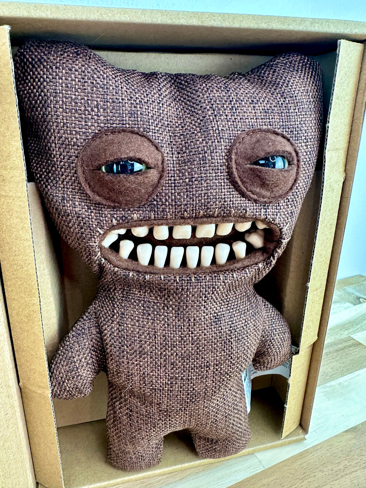 Mr. Buttons Chase Fuggler - Brown Burlap - Spin Master - Grail - Open Box With Certificate