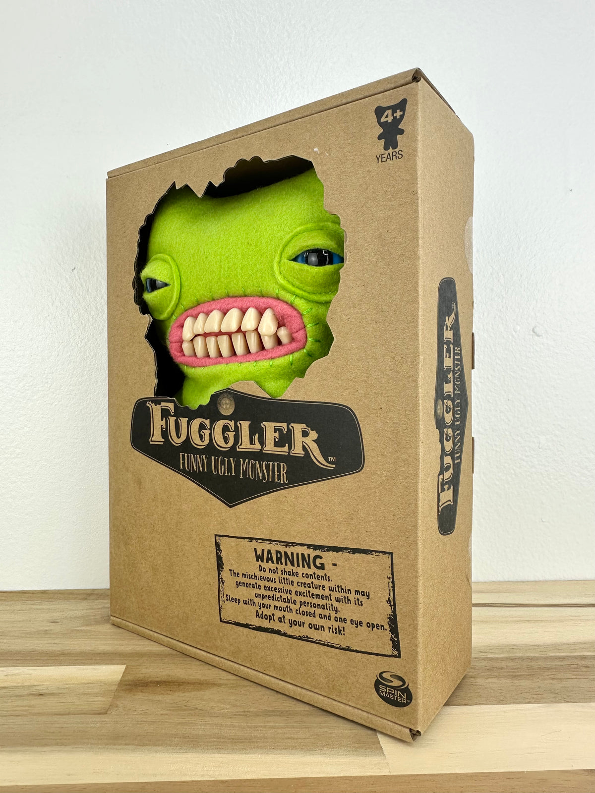 Munch Munch Fuggler - Green Felt - Spin Master Original - Retired - Sealed Box