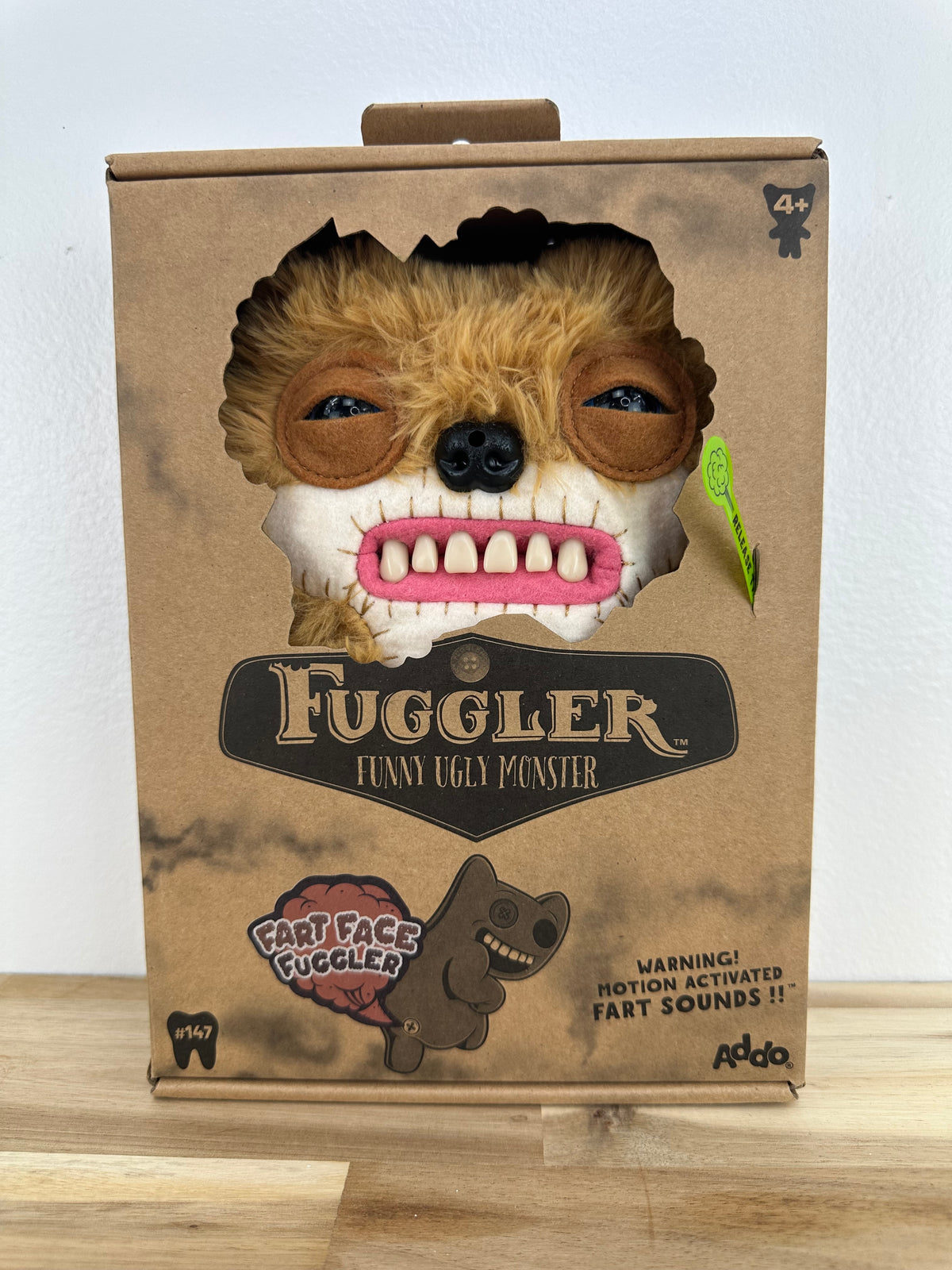 Sketchy Squirrel Fuggler - Fart Face - Addo - Rare - Mint Condition - Sealed Box