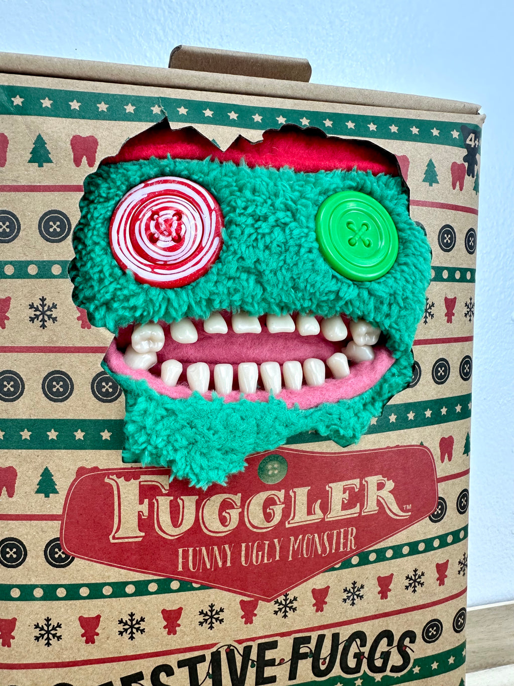 RETIRED • Mr. Buttons Elf Fuggler • Festive Fuggs • Addo • New in SEALED Box