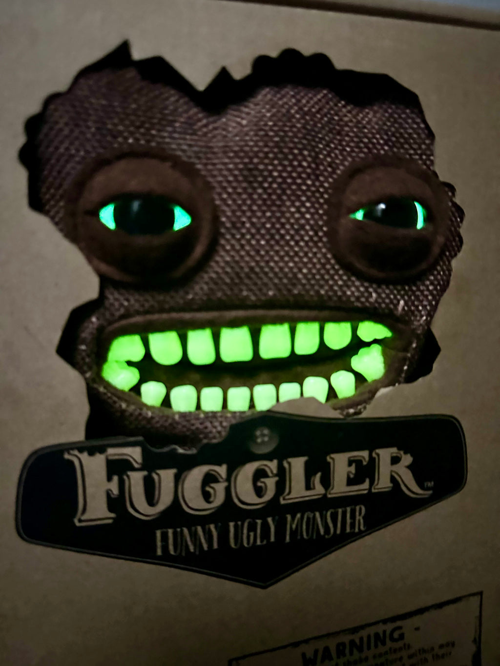 *GRAIL* Fuggler Mr Buttons Chase • Brown Burlap • Spin Master • Open Box W/ Certificate