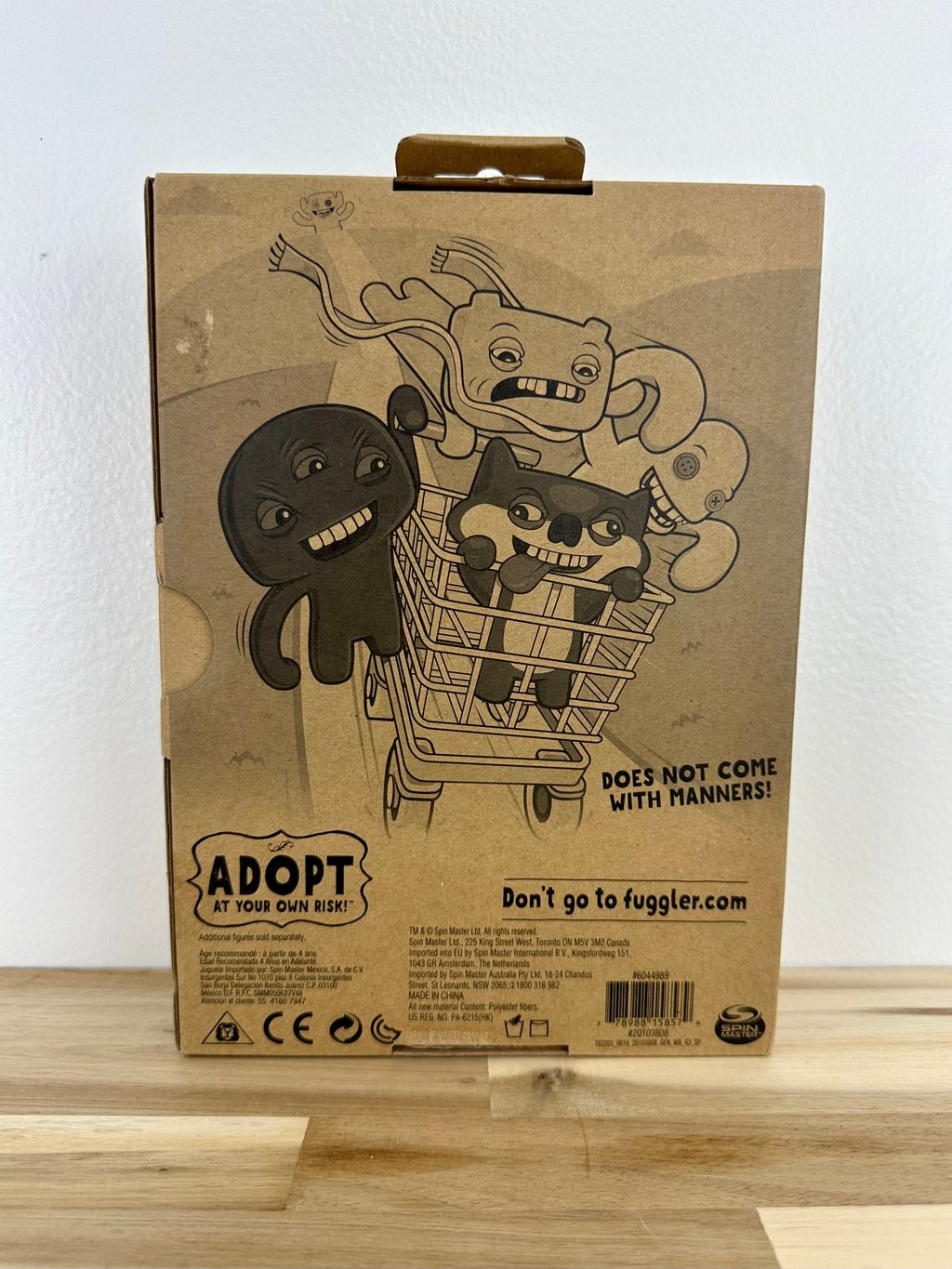 Wide Eyed Weirdo Fuggler - Burgundy - Spin Master Original - Rare - Mint Condition - Open Box