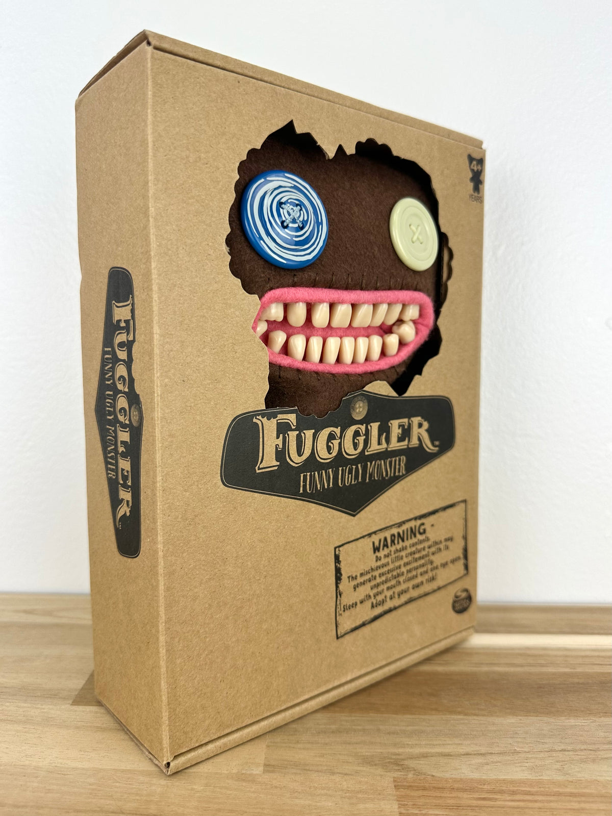 Mr. Buttons Fuggler - Brown Felt - Spin Master - Rare - Sealed Box