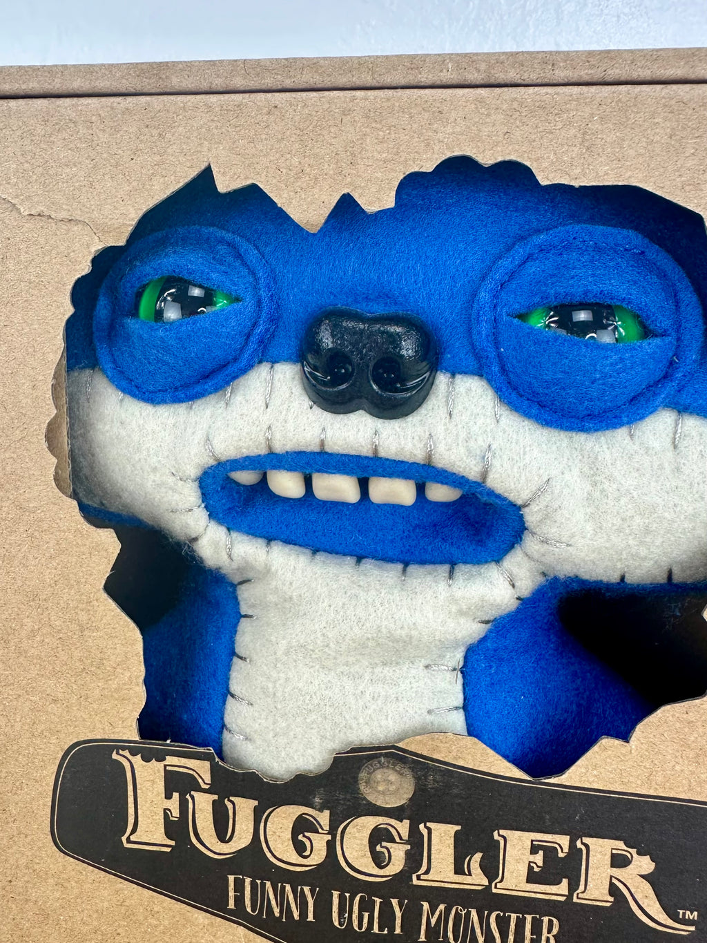 Suspicious Fox Fuggler -Blue Felt - Rare - Mint Condition - Sealed Box