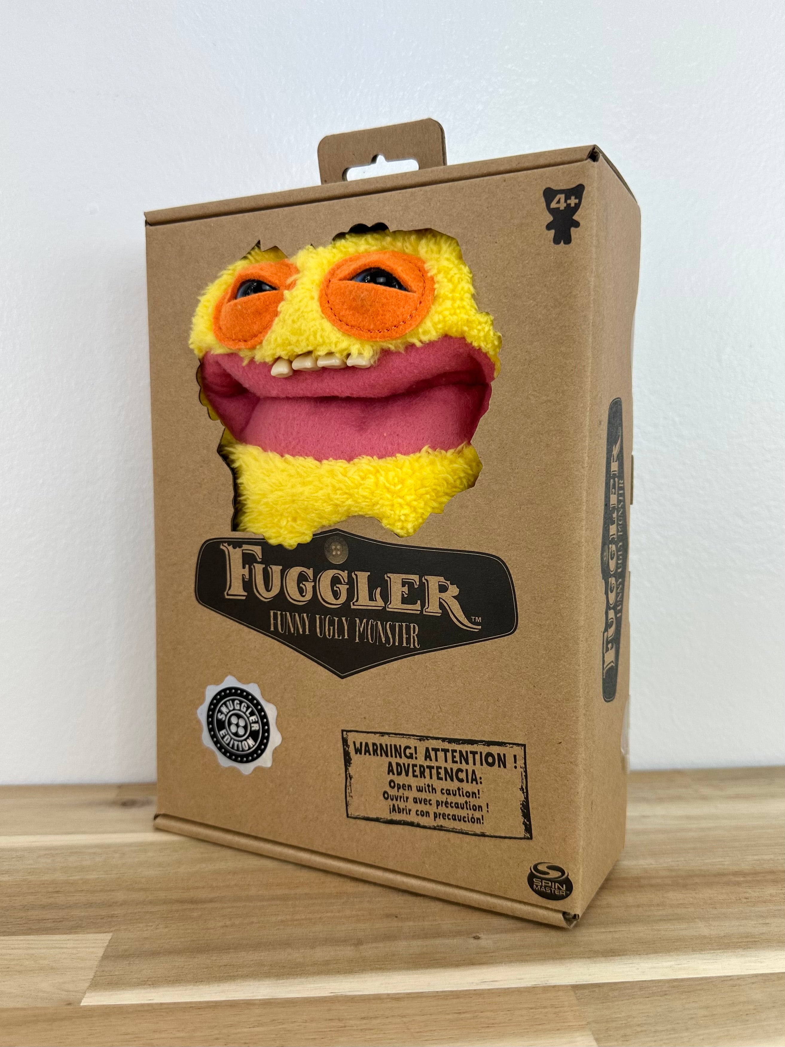 NEW • Grin Grin Fuggler • Fuzzy Yellow • Snuggler Edition • Addo • UK Exclusive • New in Box