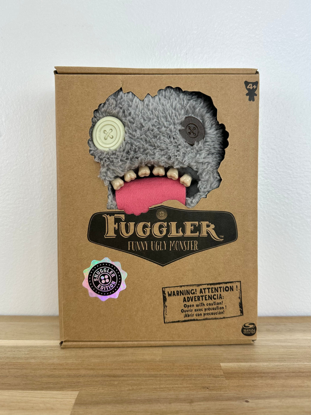 NEW • Oogah Boogah Fuggler • Fuzzy Grey • Snuggler Edition • Addo • UK Exclusive • New in Box