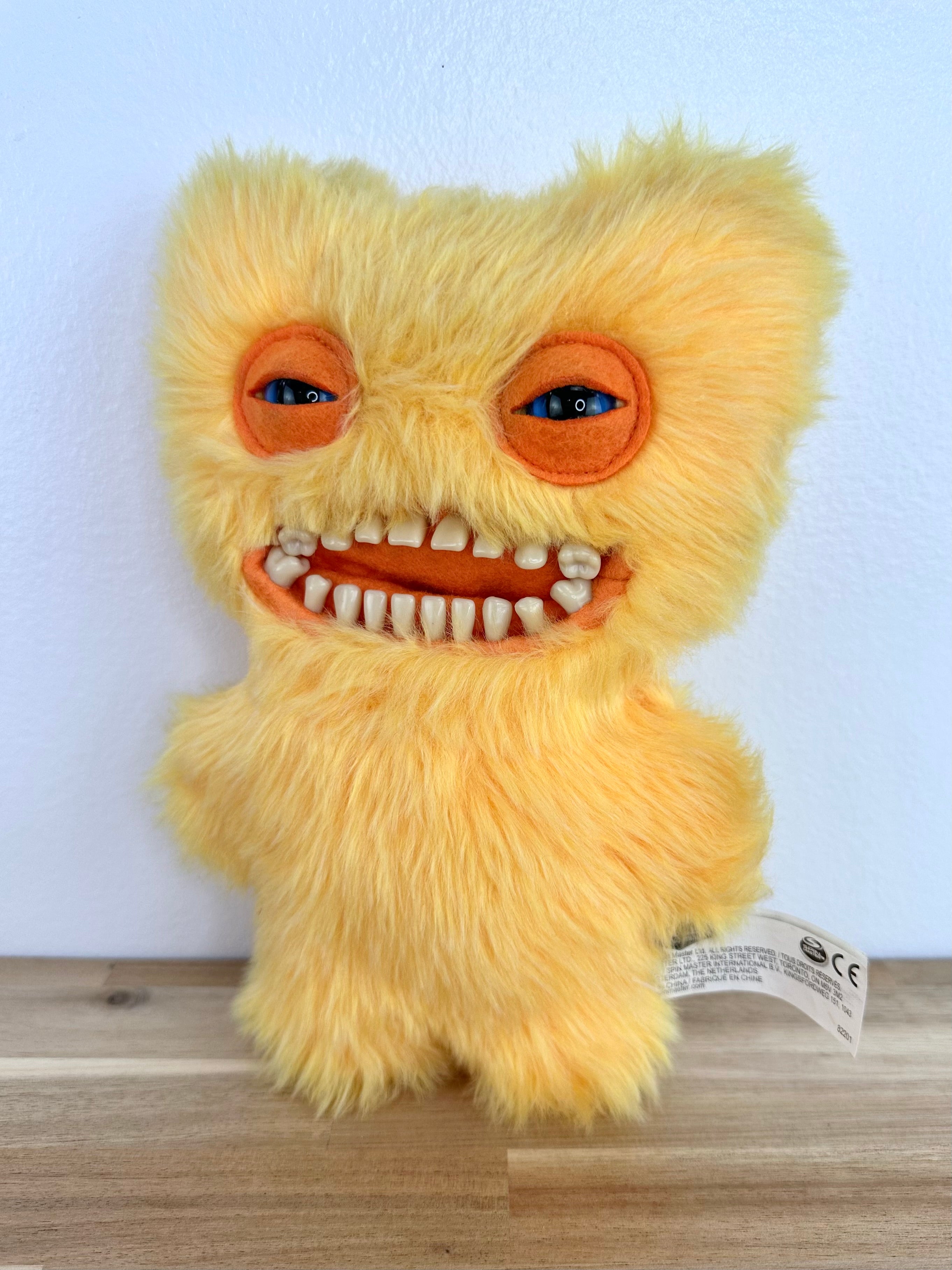 RARE * Mr. Buttons Fuggler * Yellow Fur • Spinmaster • MINT Condition • No Box