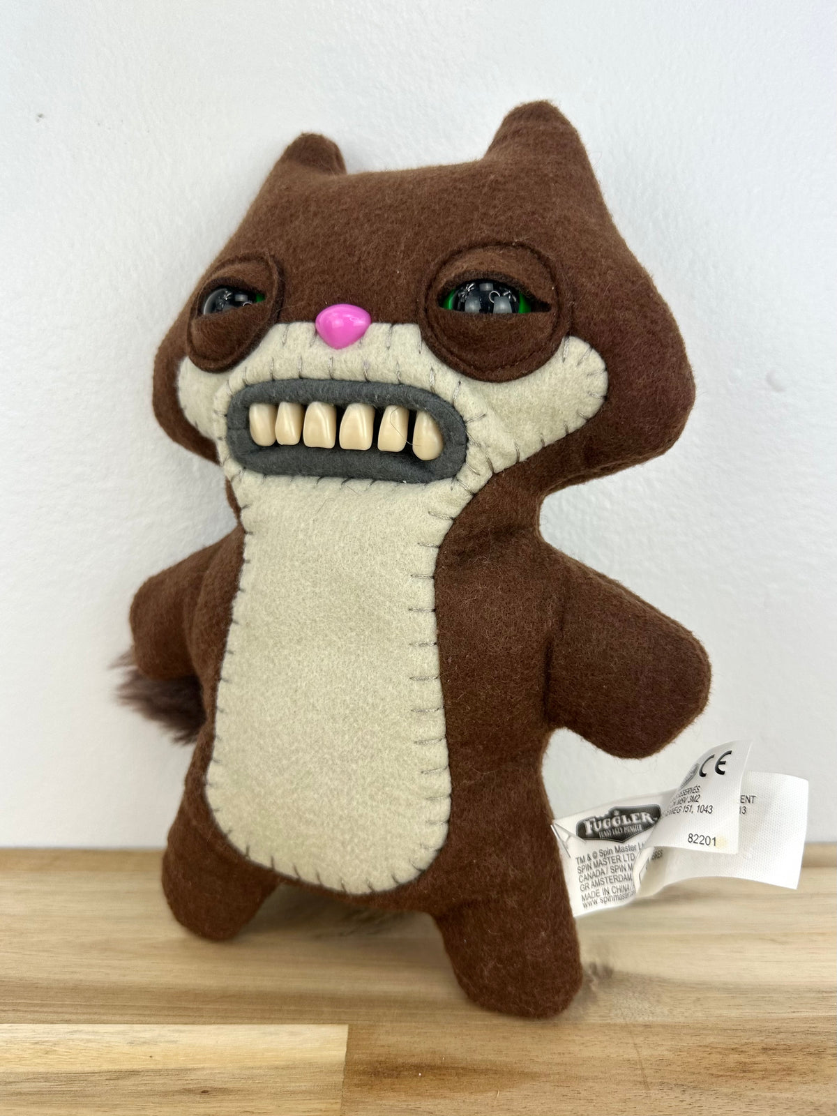 Sketchy Squirrel Fuggler - Brown - Spin Master Original - Retired - No Box