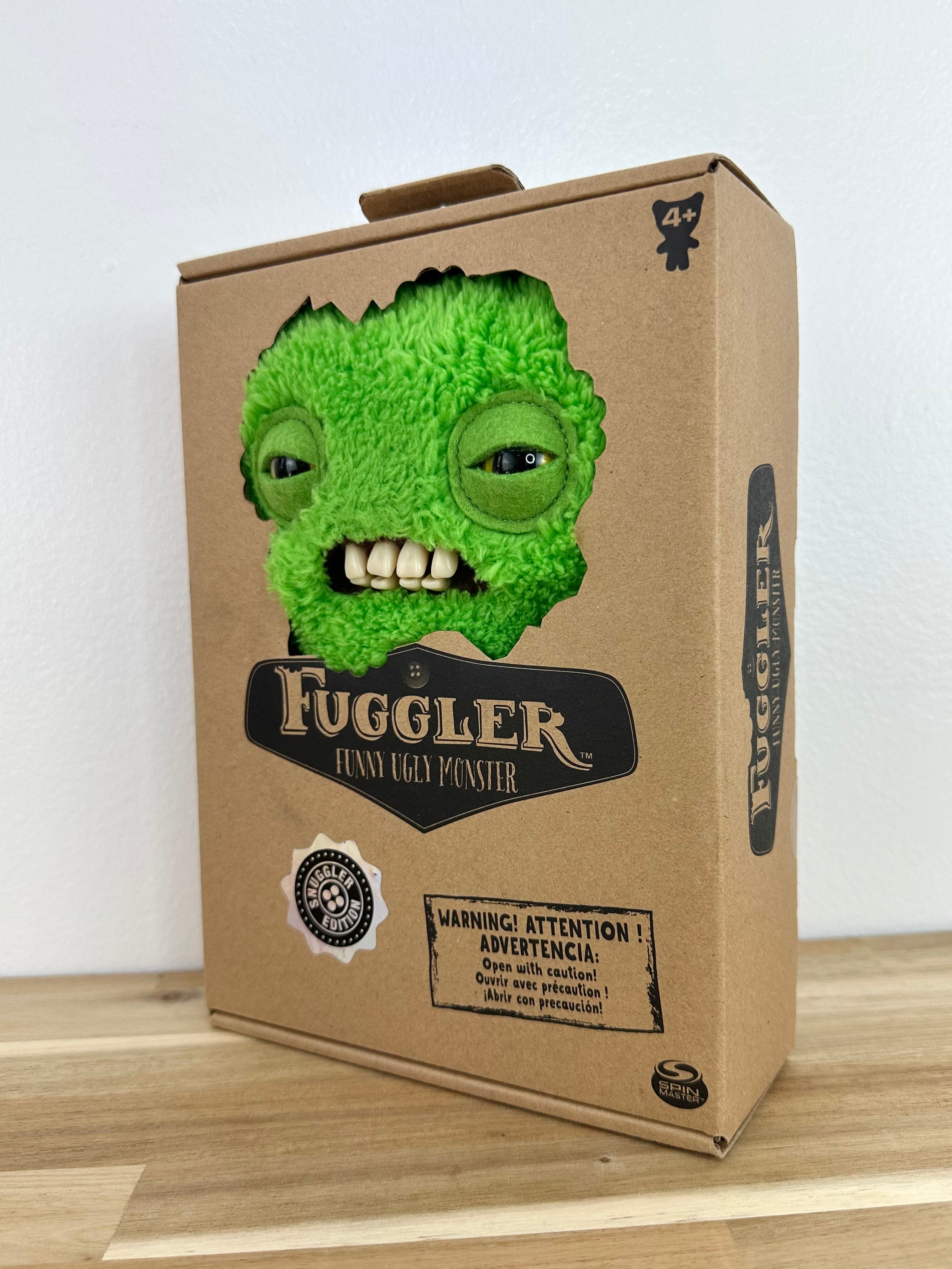 NEW • Squidge Fuggler • Fuzzy Green • Snuggler Edition • Addo • UK Exclusive • New in Box