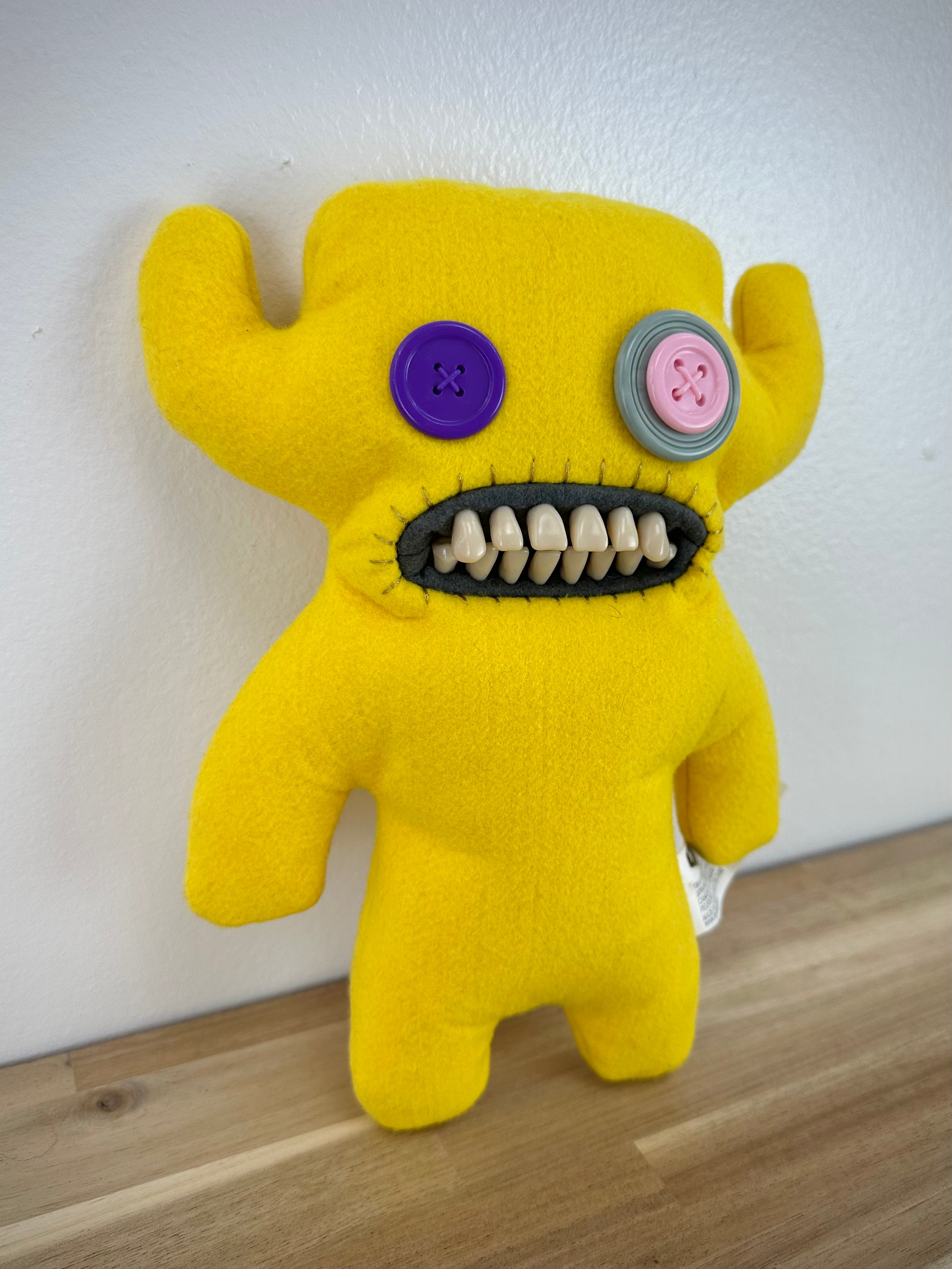 RETIRED * Fuggler Yellow Grumpy Grumps • Spin Master • MINT Condition • No Box