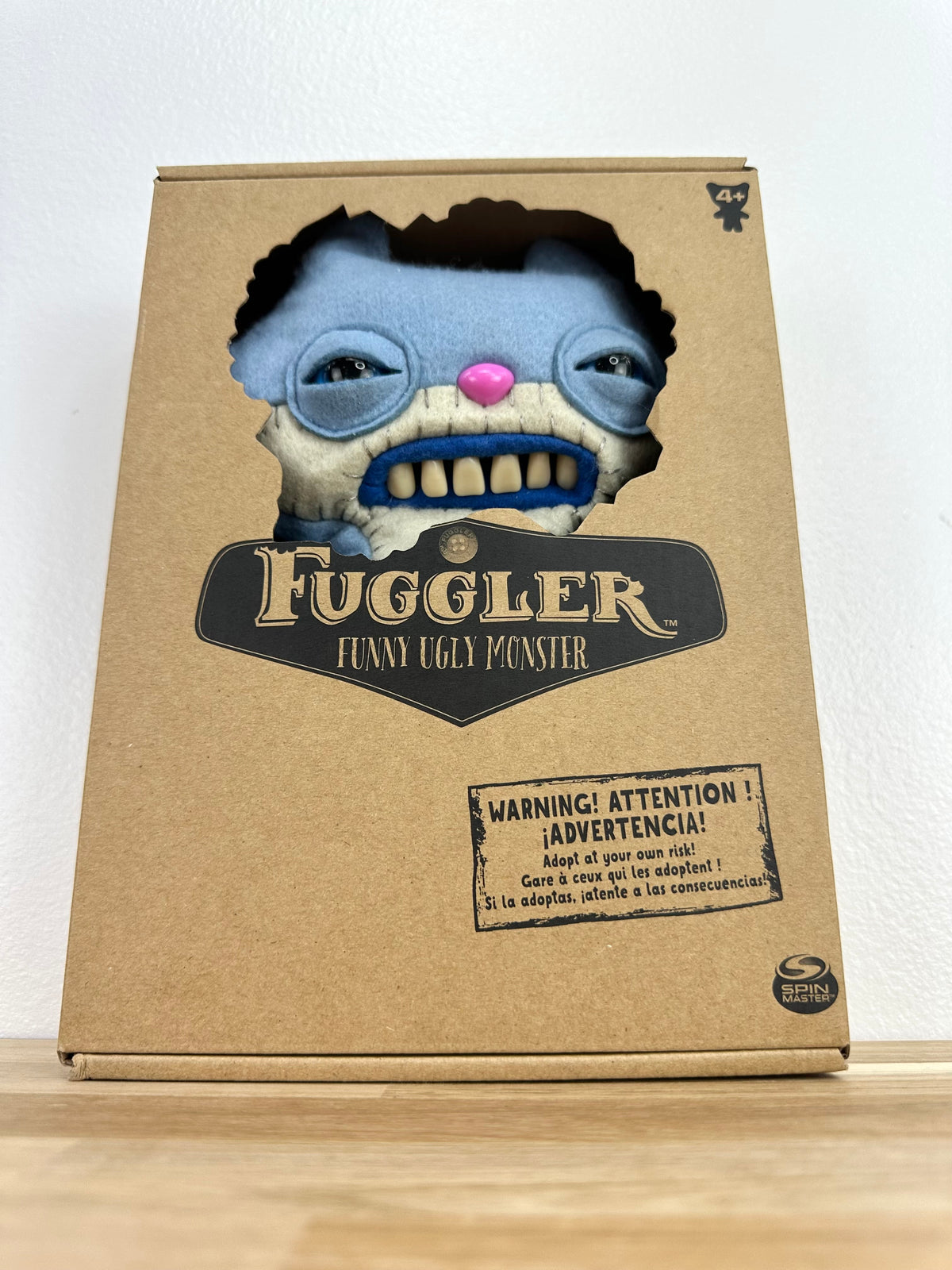 Sketchy Squirrel Fuggler - Periwinkle Blue - Spin Master Original - Retired - Sealed Box