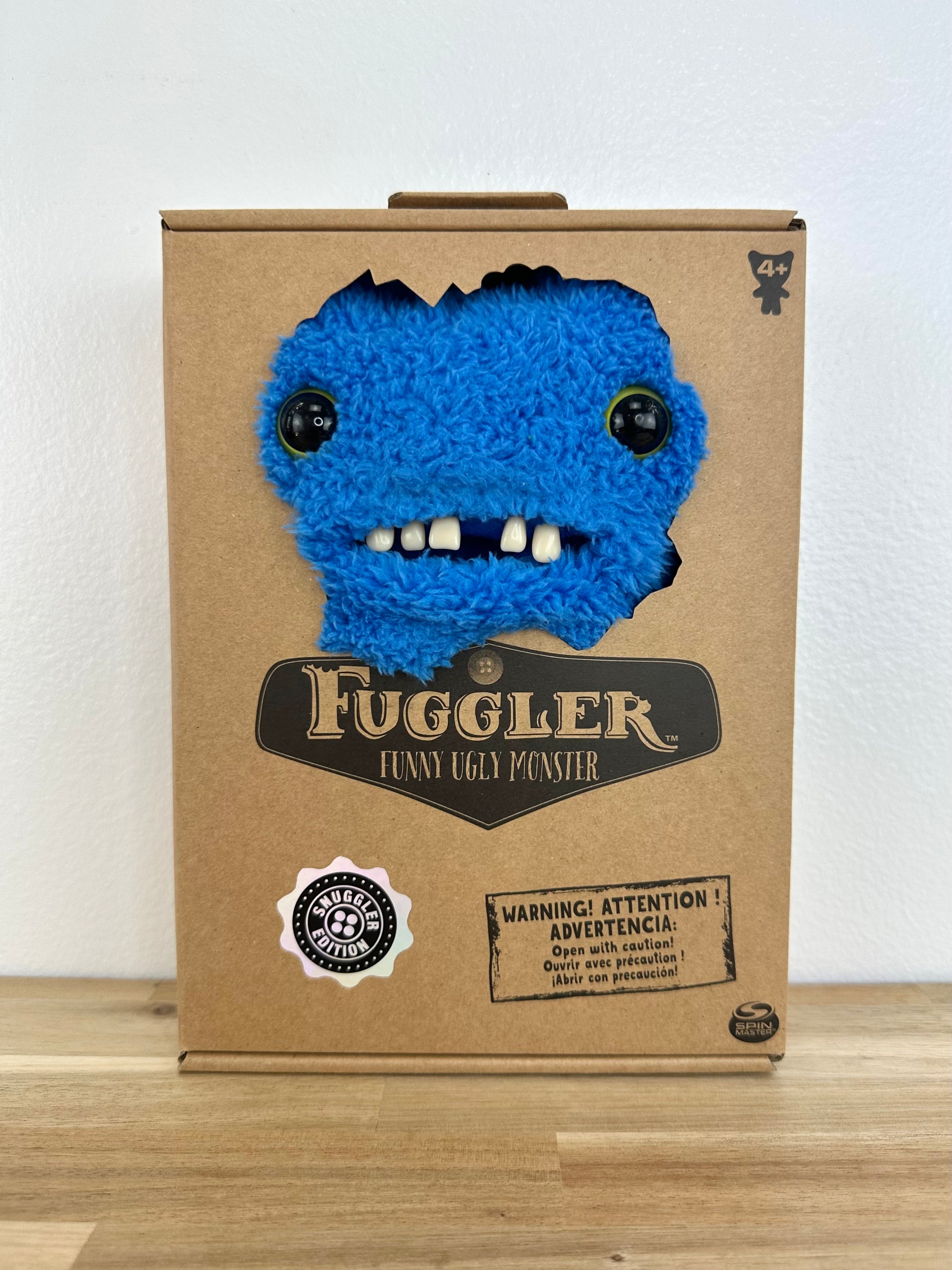 NEW • Gaptooth McGoo Fuggler • Fuzzy Blue • Snuggler Edition • Addo • UK Exclusive • SEALED Box