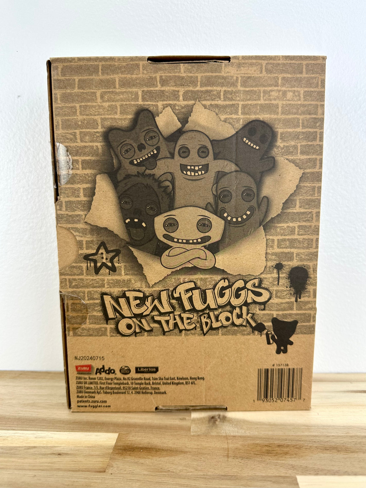 Mr. Needles Fuggler - Cream Knit - New Fuggs - Zuru - Mint Condition - Open Box