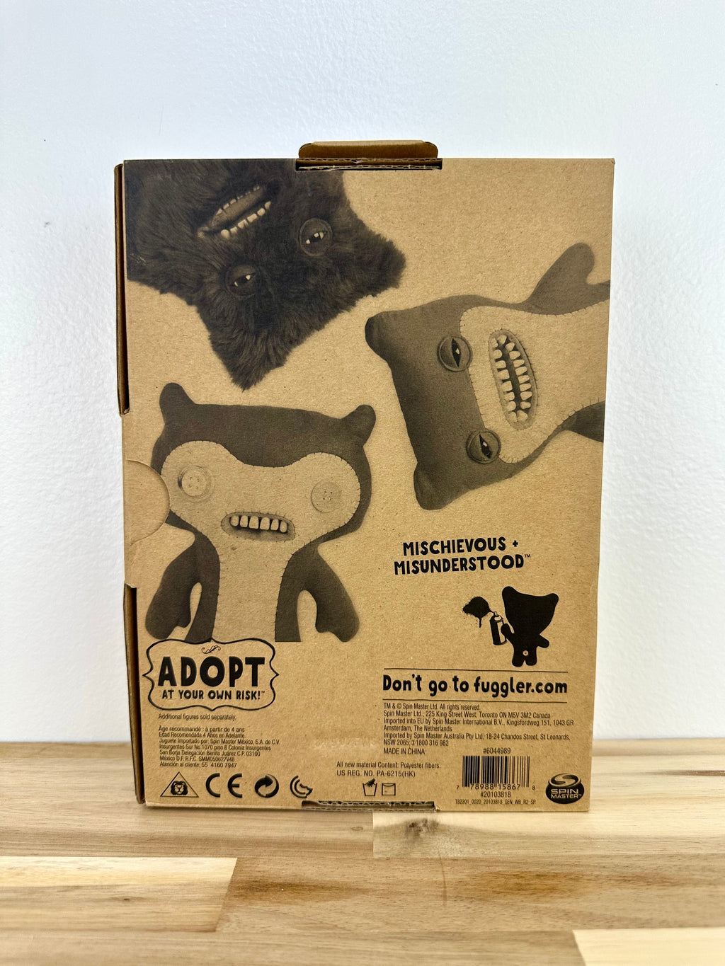 Mr. Buttons Chase Fuggler - Brown Burlap - Spin Master - Grail - Open Box With Certificate