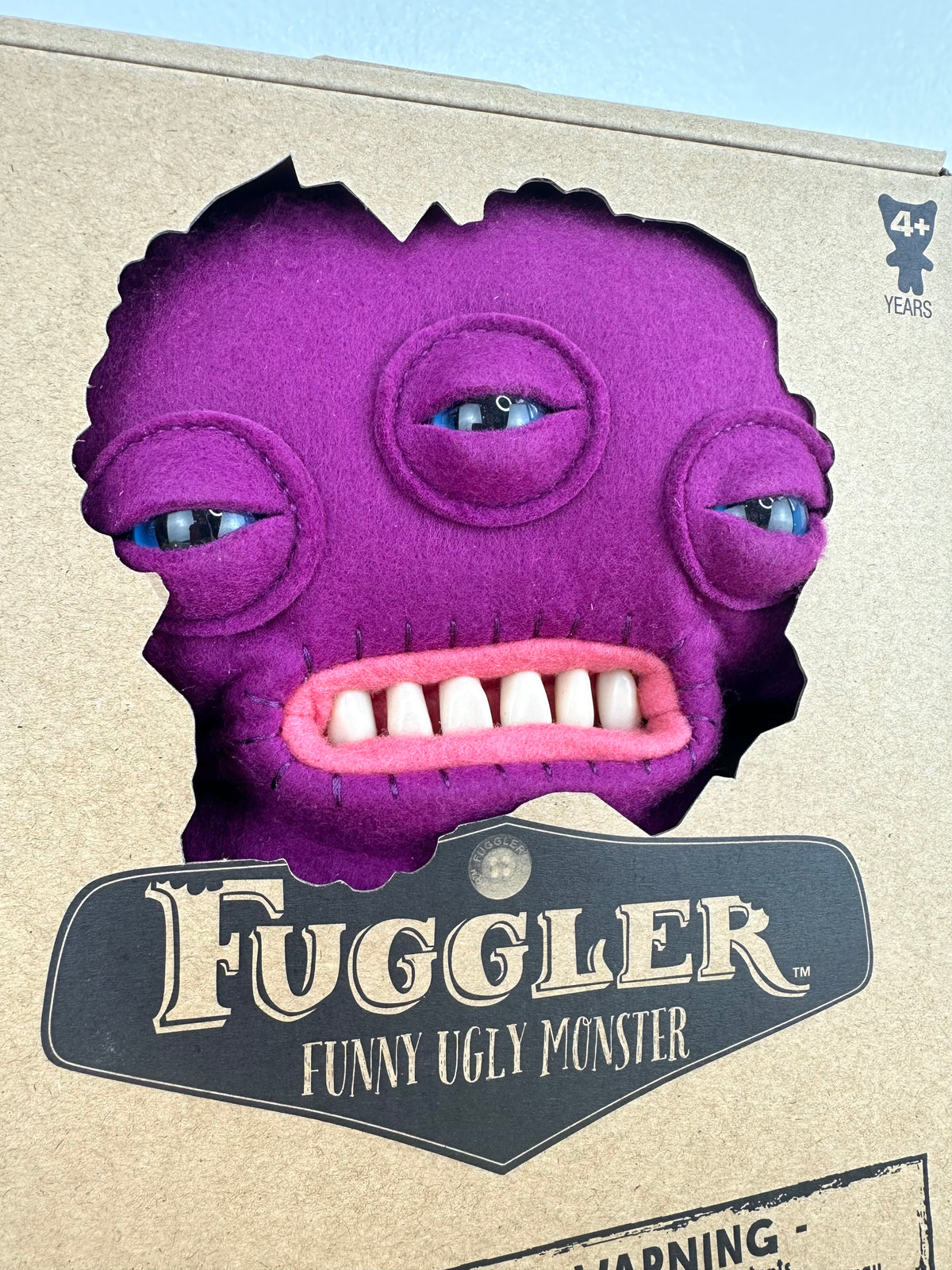Annoyed Alien Fuggler - Purple Felt - Spin Master - Rare - Sealed Box