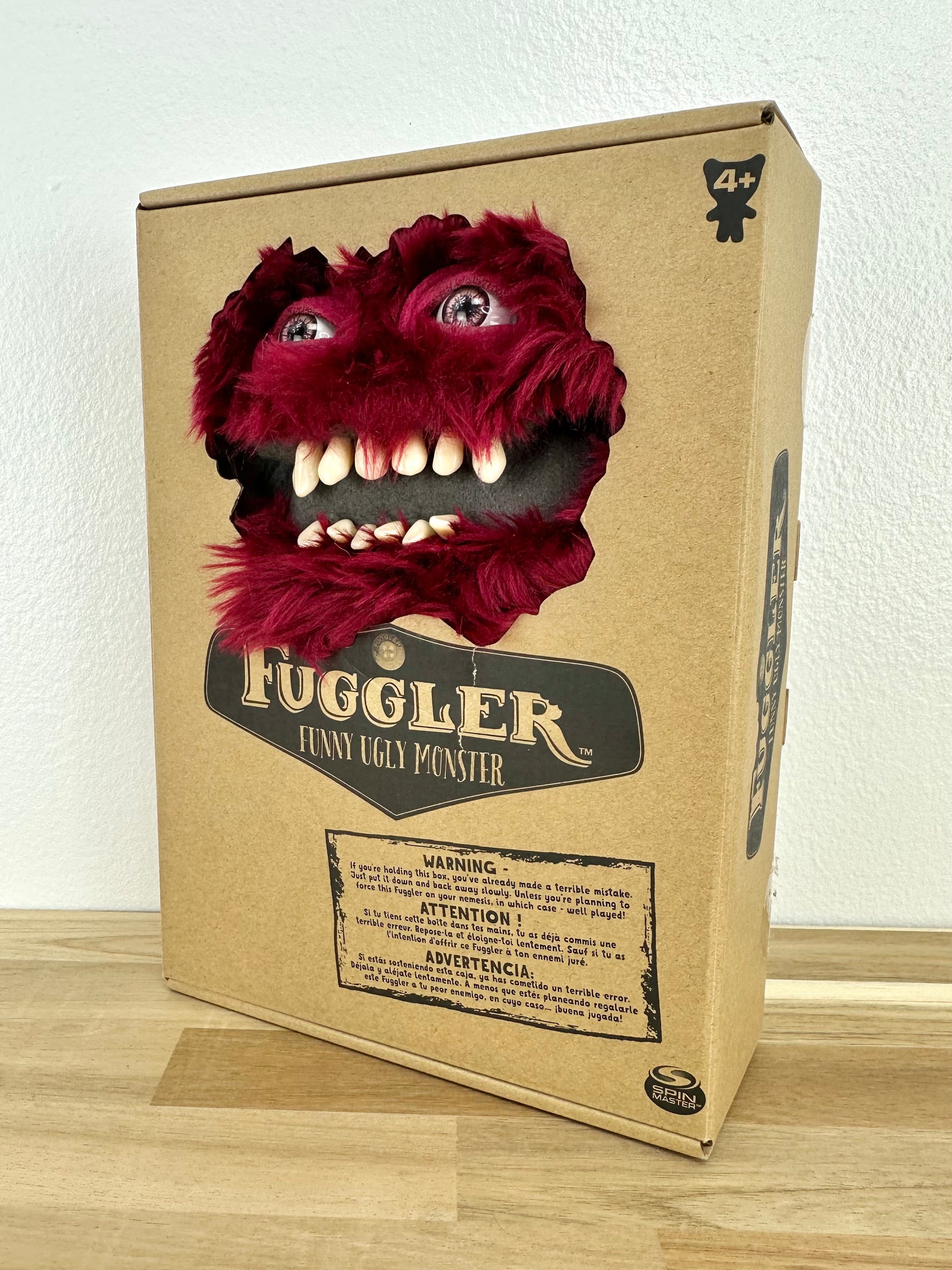 RARE * Fuggler Count Underoo Mcgoo Burgundy/Maroon • NEW in Open Box •