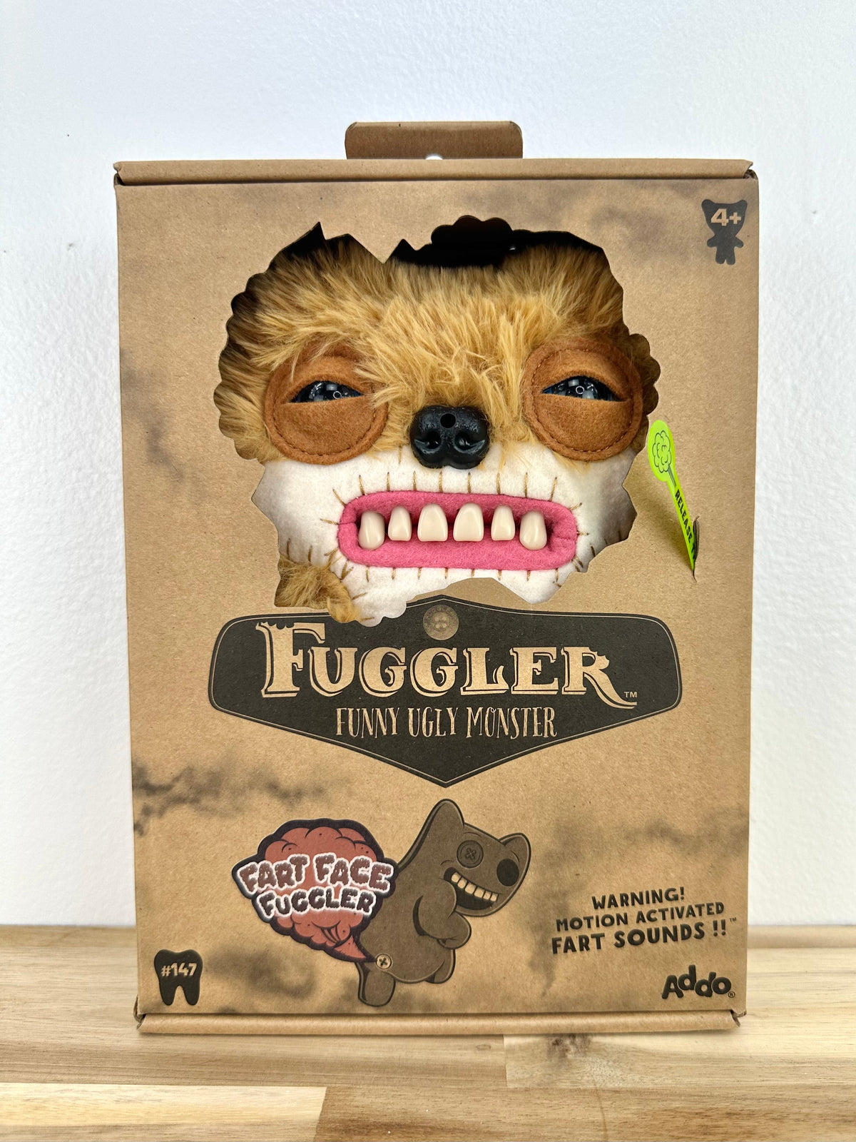 Sketchy Squirrel Fuggler - Fart Face - Addo - Rare - Mint Condition - Sealed Box