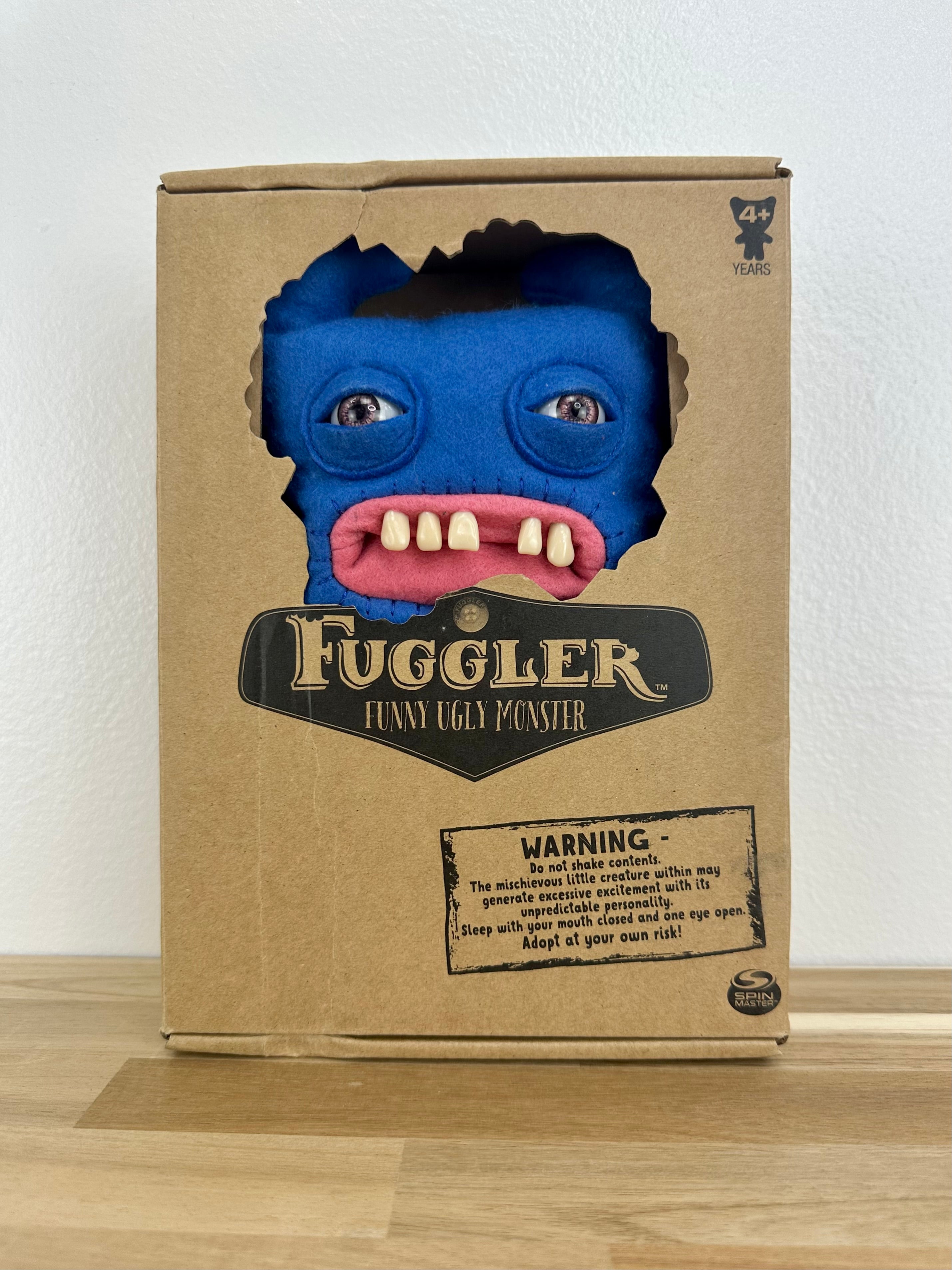 * RARE * Fuggler Sir Horns Alot • Blue Felt • Spin Master Original • New in SEALED Box