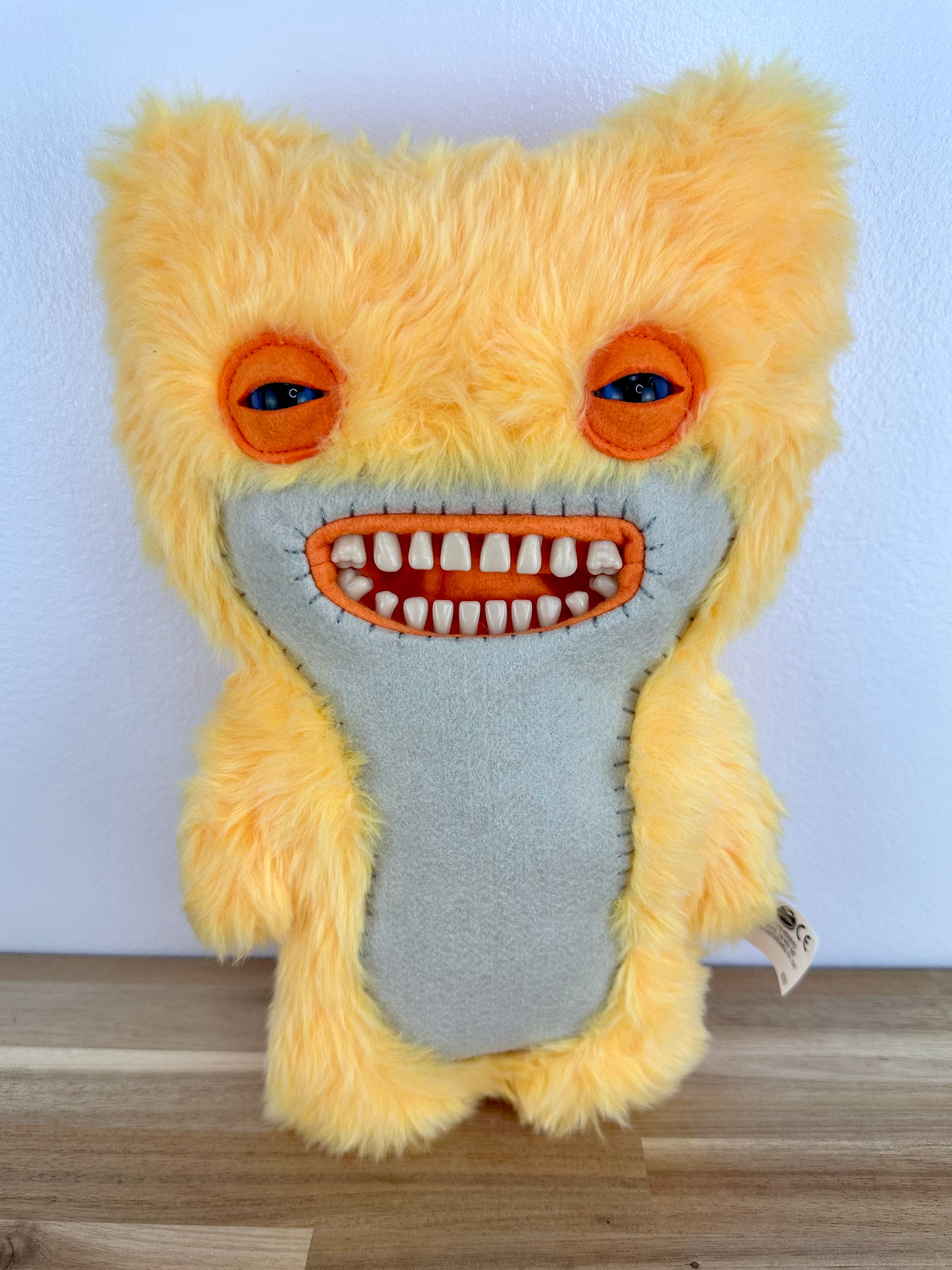 RETIRED * Fuggler Yellow Awkward Bear • Spin Master • MINT Condition • No Box