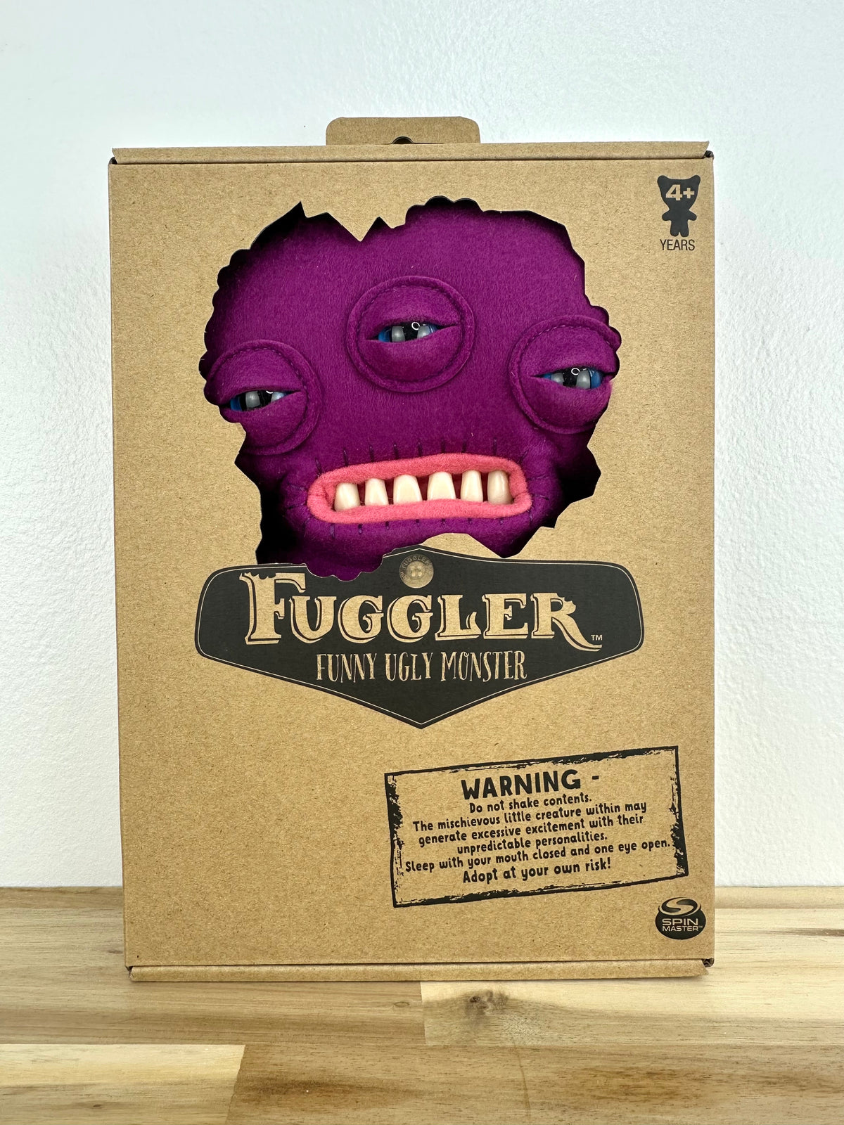 Annoyed Alien Fuggler - Purple Felt - Spin Master - Rare - Sealed Box
