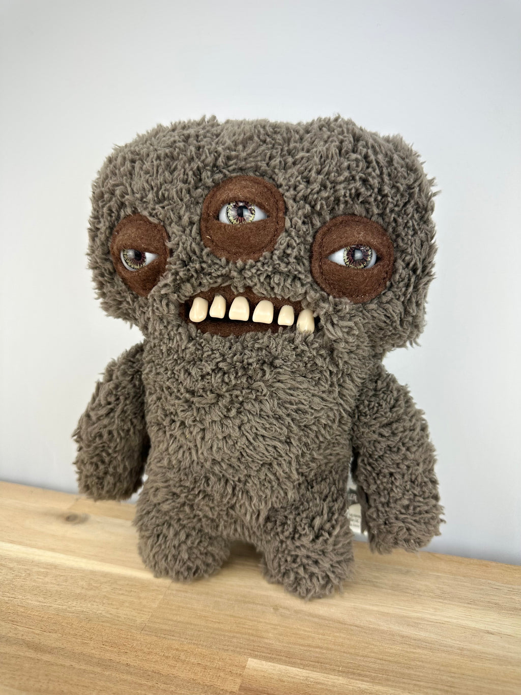 RARE * Fuggler Annoyed Alien •Fuzzy Brown • Spin Master • Open Box with Adoption Certificate