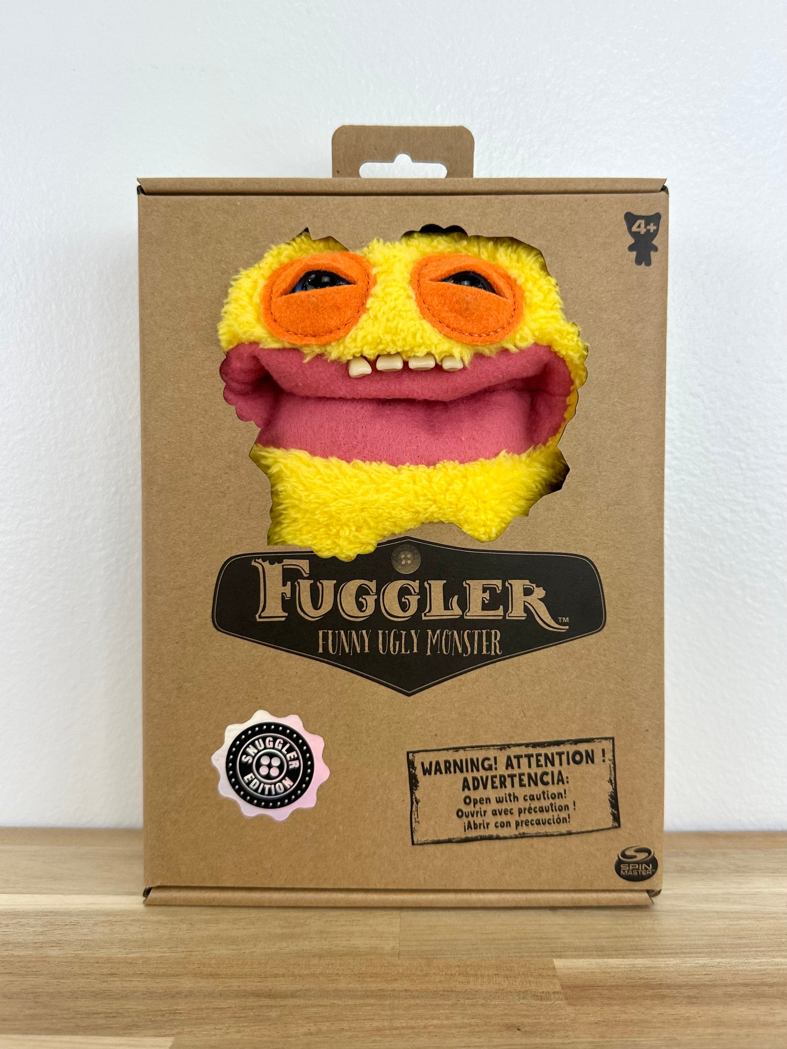 NEW • Grin Grin Fuggler • Fuzzy Yellow • Snuggler Edition • Addo • UK Exclusive • New in Box