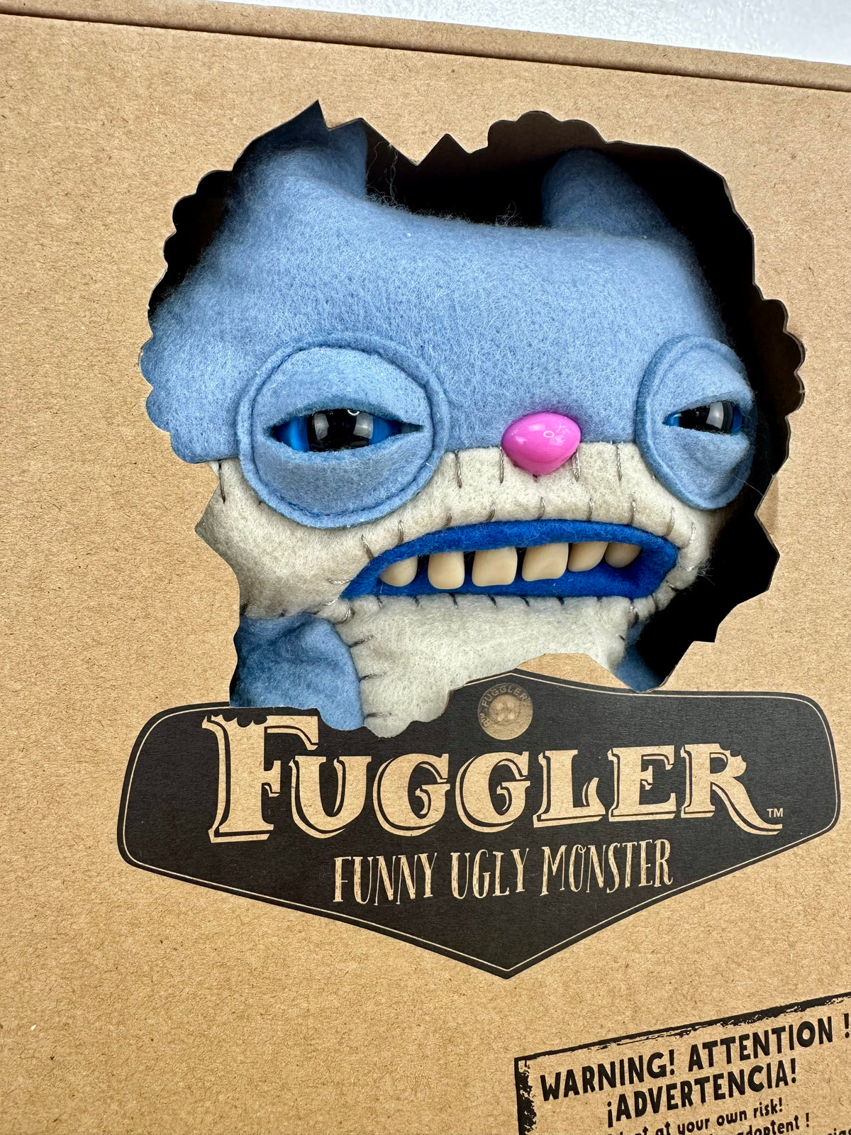 Sketchy Squirrel Fuggler - Periwinkle Blue - Spin Master Original - Retired - Sealed Box