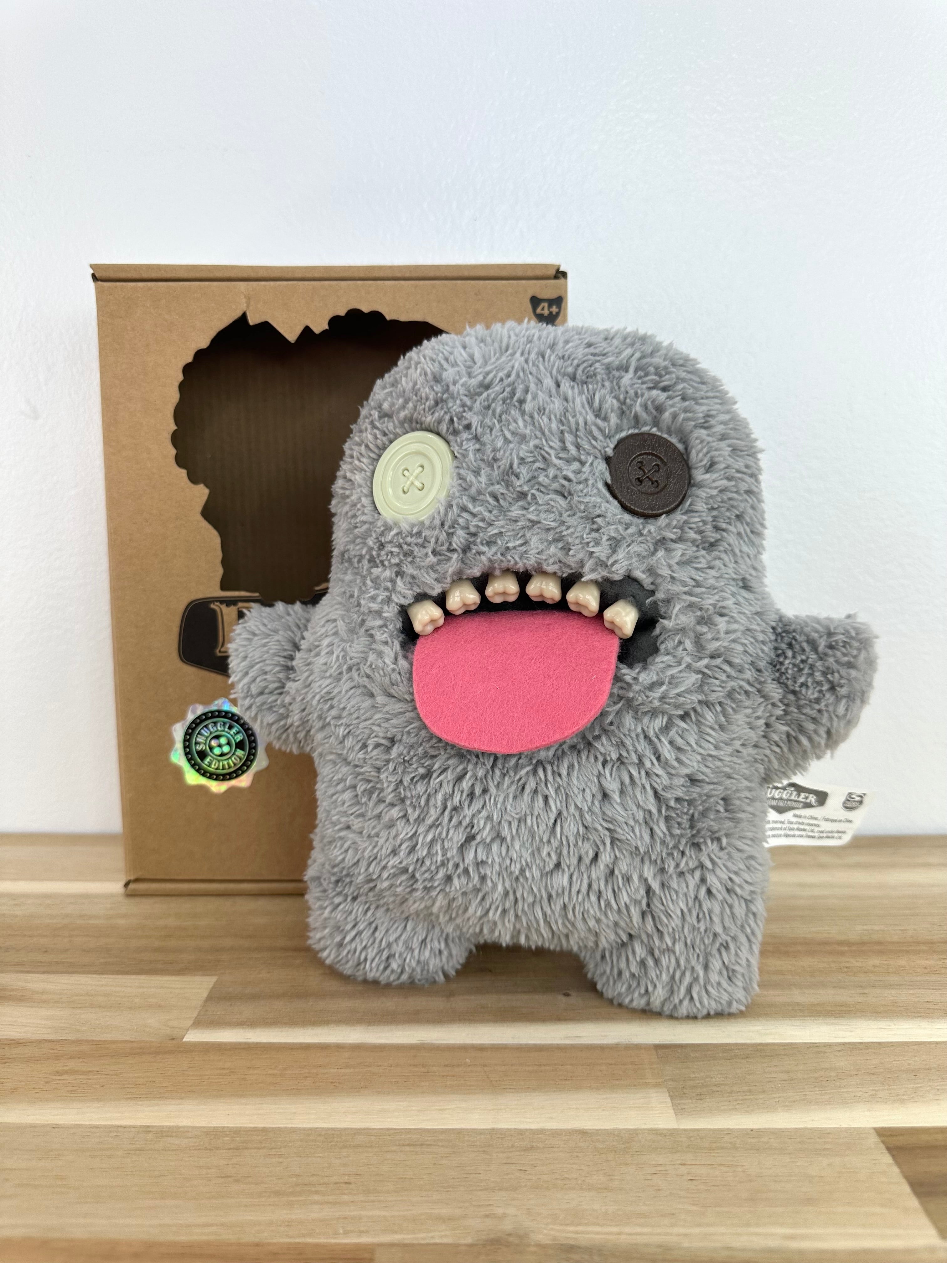 NEW • Oogah Boogah Fuggler • Fuzzy Grey • Snuggler Edition • Addo • UK Exclusive • New in Box