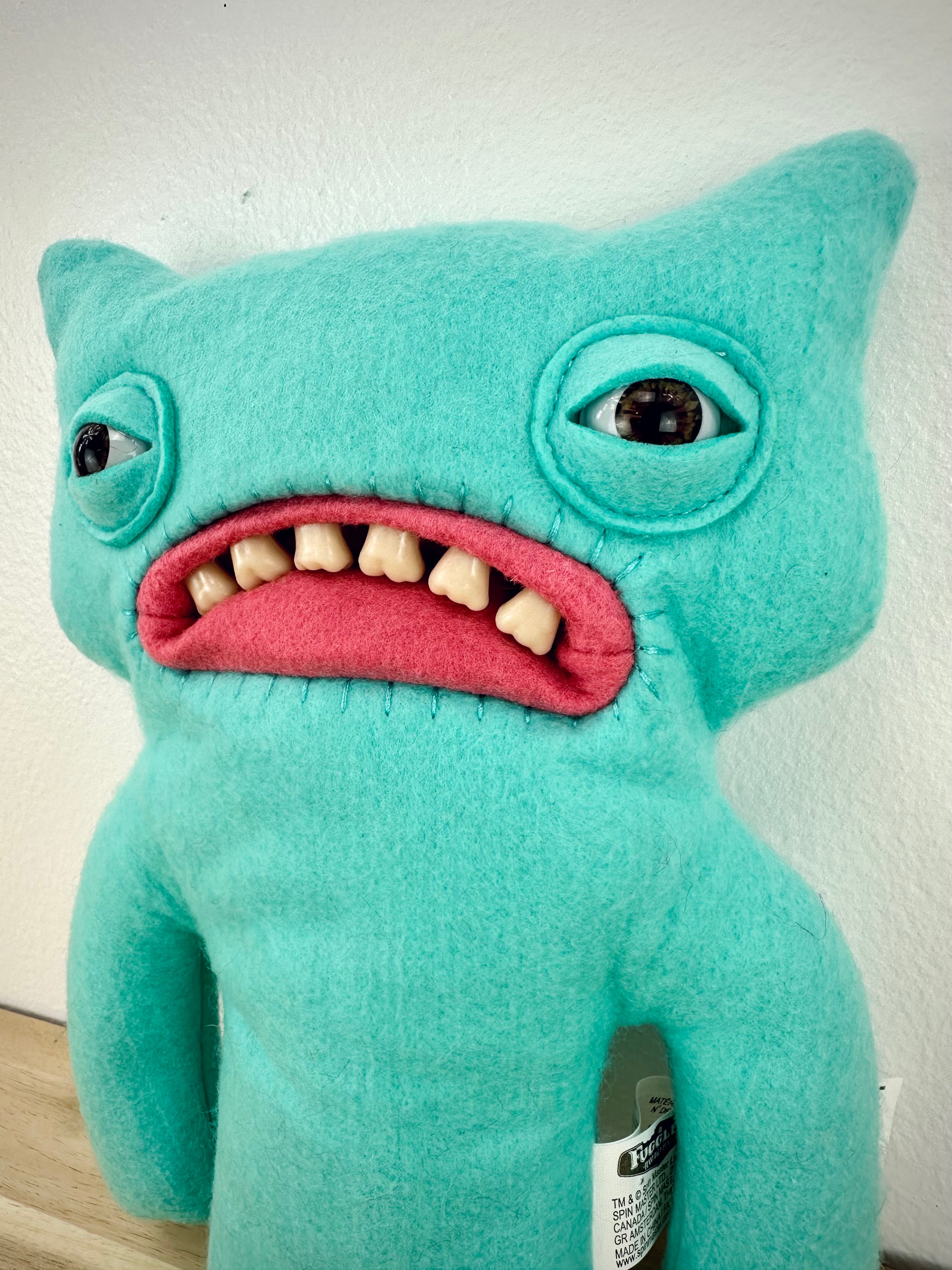 RETIRED * Fuggler Teal Wide Eyed Weirdo • Spin Master • MINT Condition • No Box