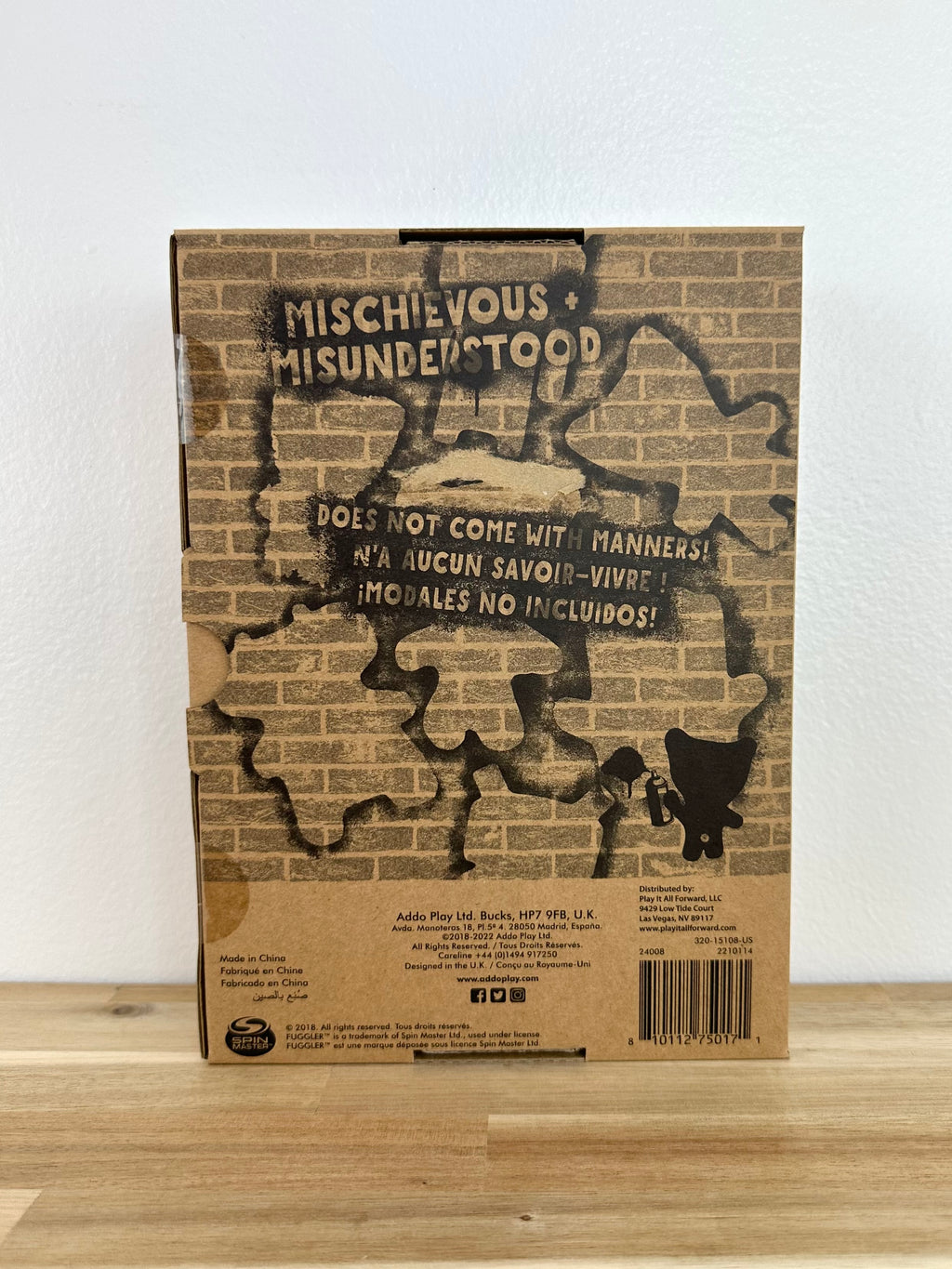NEW • Gaptooth McGoo Fuggler • Fuzzy Cream • Snuggler Edition • Addo • UK Exclusive • SEALED Box
