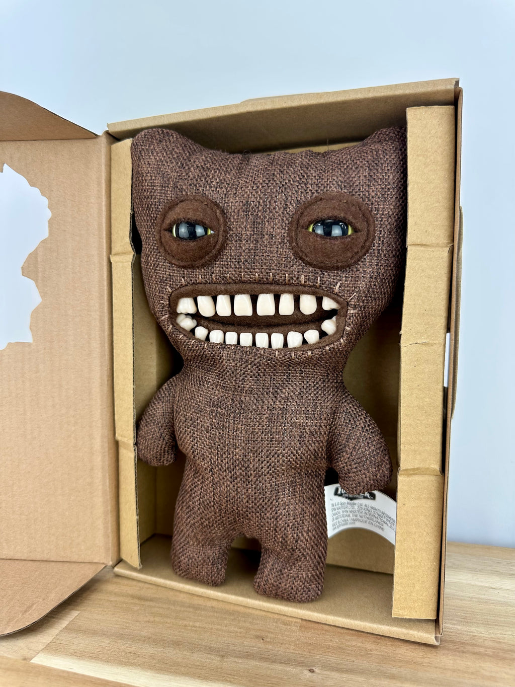 *GRAIL* Fuggler Mr Buttons Chase • Brown Burlap • Spin Master • Open Box W/ Certificate