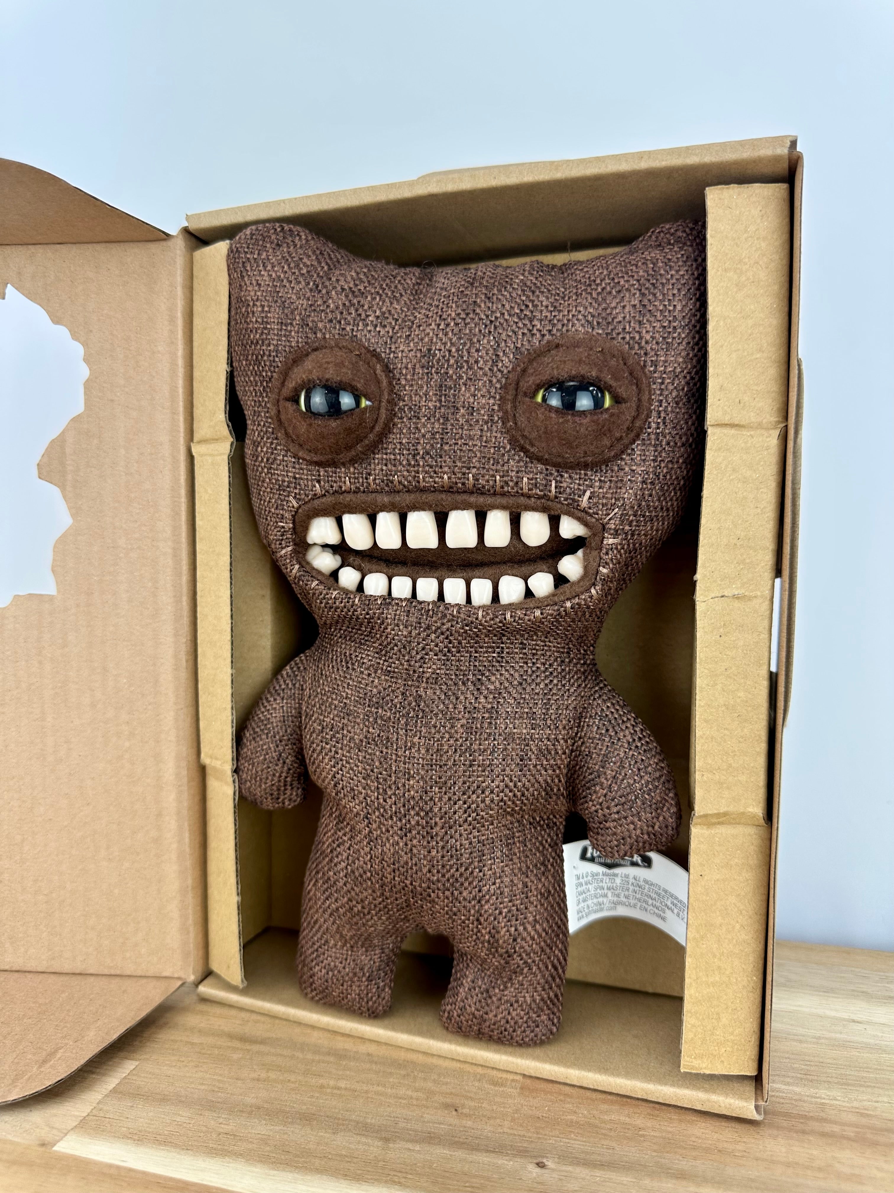 *GRAIL* Fuggler Mr Buttons Chase • Brown Burlap • Spin Master • Open Box W/ Certificate