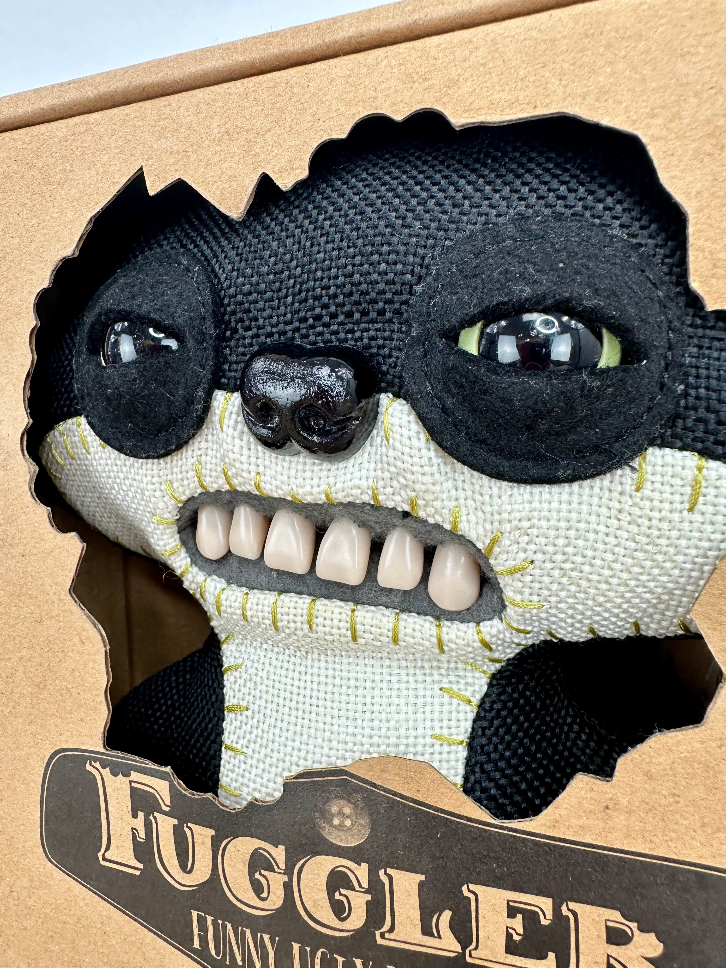 RARE * Fuggler Suspicious Fox • Chase • Black Burlap • Addo Release • NEW in Open Box