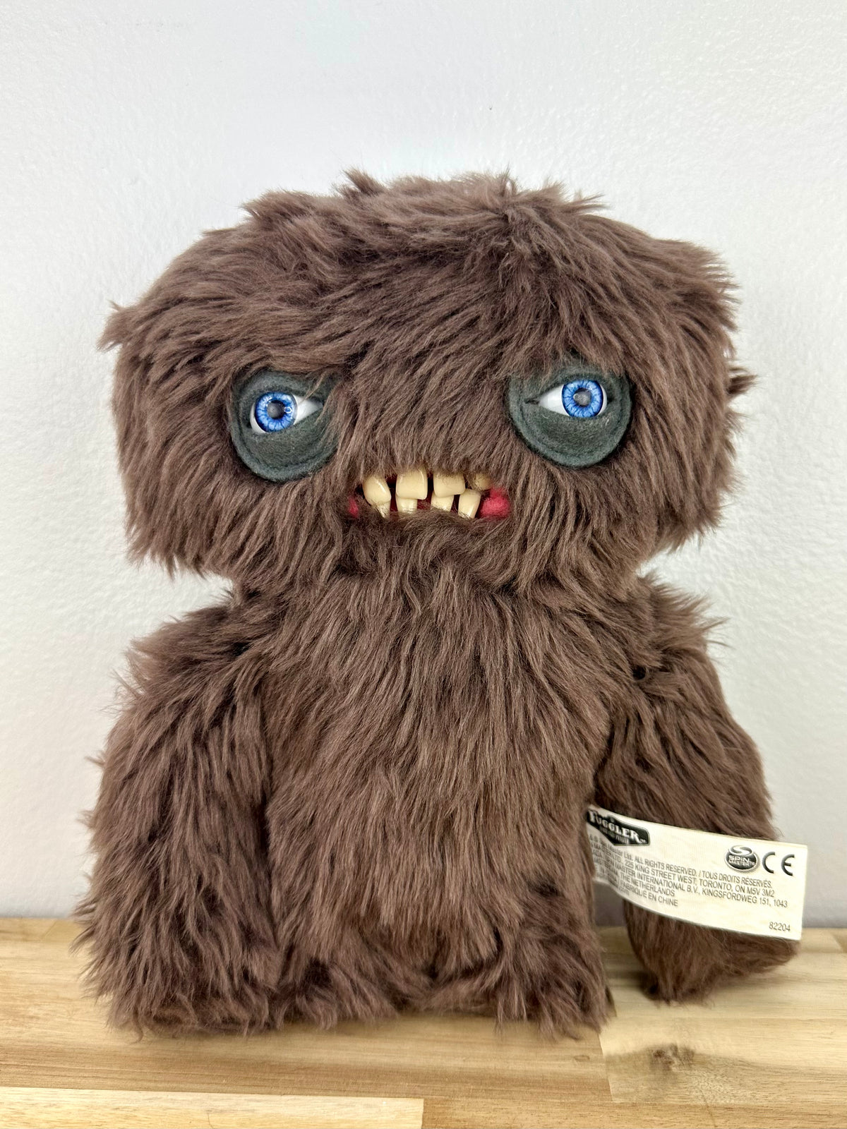 Squidge Fuggler - Brown Fur - Spin Master - Very Rare - Excellent Condition - No Box