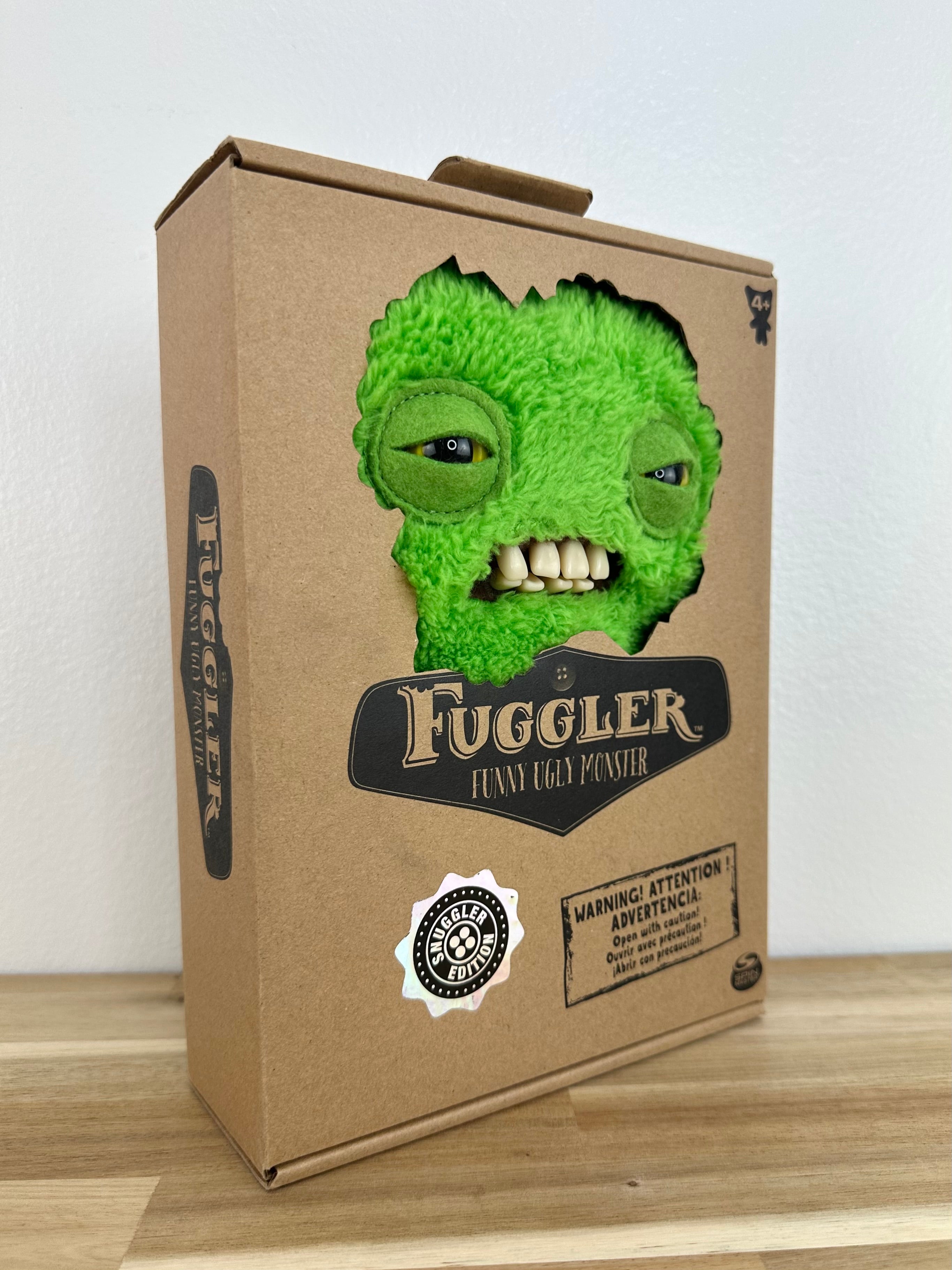 NEW • Squidge Fuggler • Fuzzy Green • Snuggler Edition • Addo • UK Exclusive • New in Box